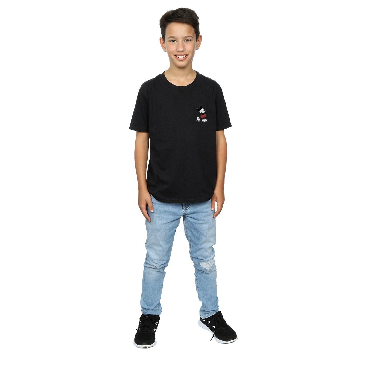 Disney Boys Mickey Mouse Kickin Retro Chest T-Shirt (BI27189) - Picture 8 of 15