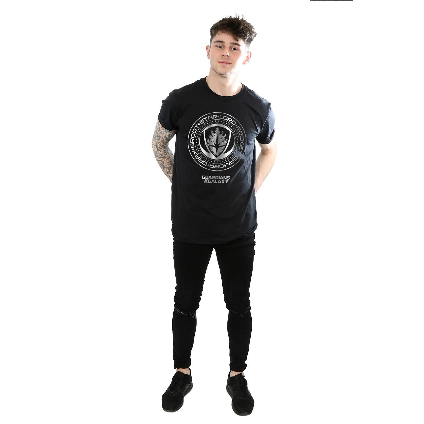 T-shirt Marvel Les Gardiens De La Galaxie - Drax - Gris, Taille M - Neuf Avec étiquettes