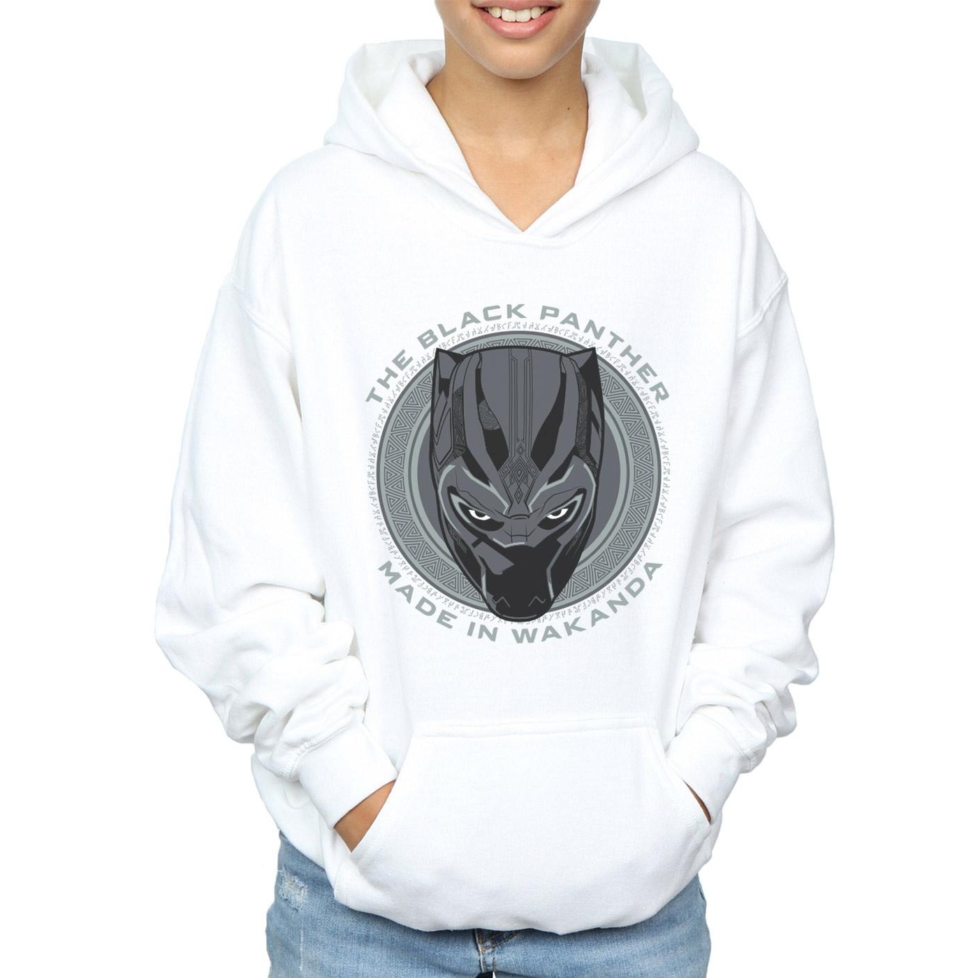 Marvel - Sweat à capuche MADE boutiques IN WAKANDA - Garçon (BI3700)