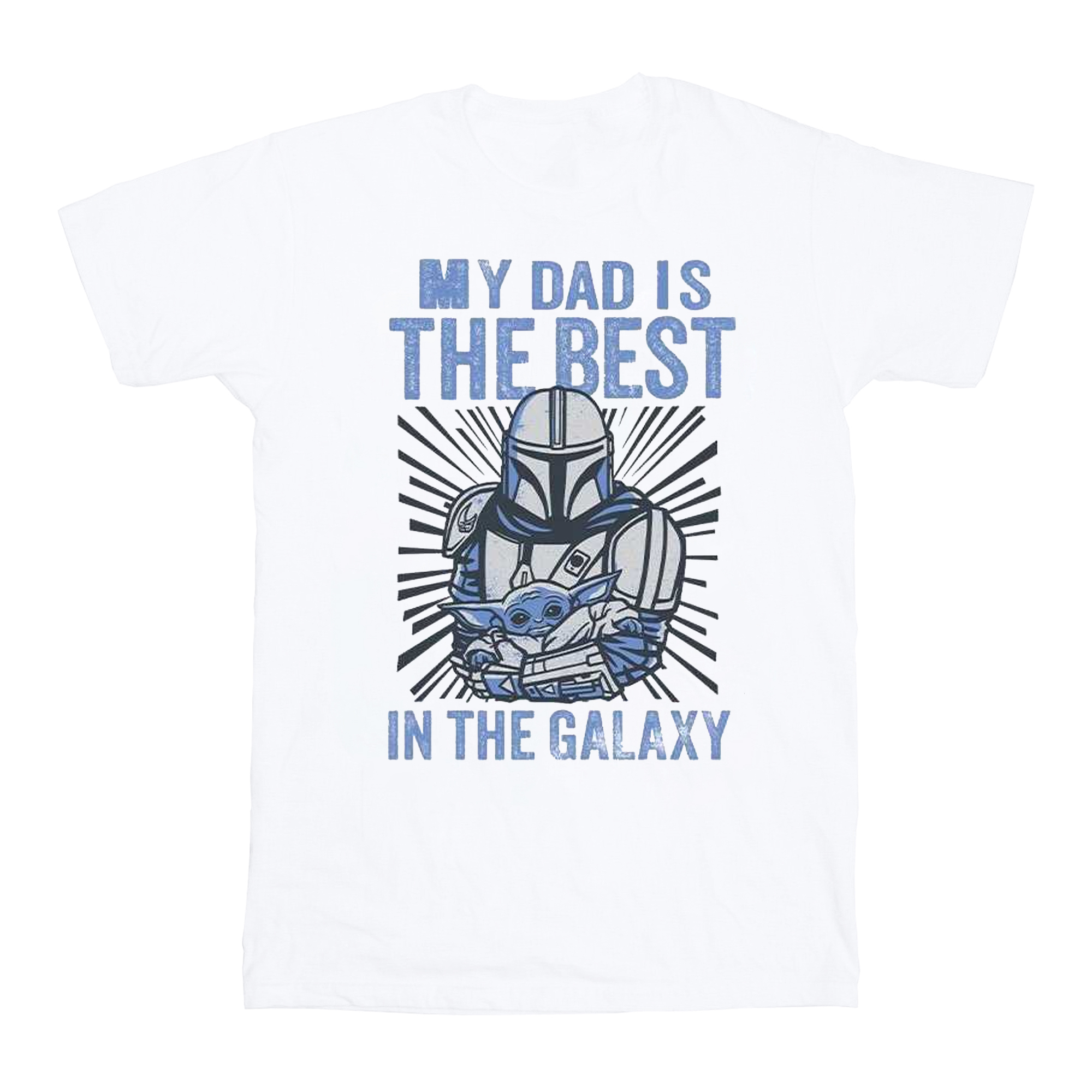 Star Wars Boys Mandalorian Best Dad T-Shirt (BI37964) - Picture 11 of 14