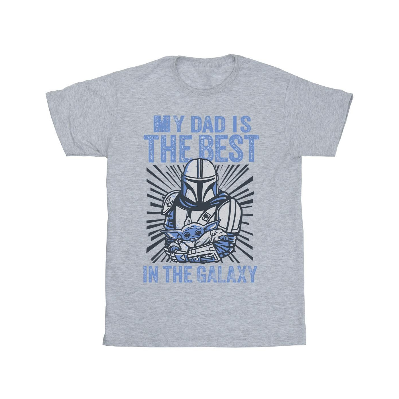 Star Wars Boys Mandalorian Best Dad T-Shirt (BI37964) - Picture 8 of 14