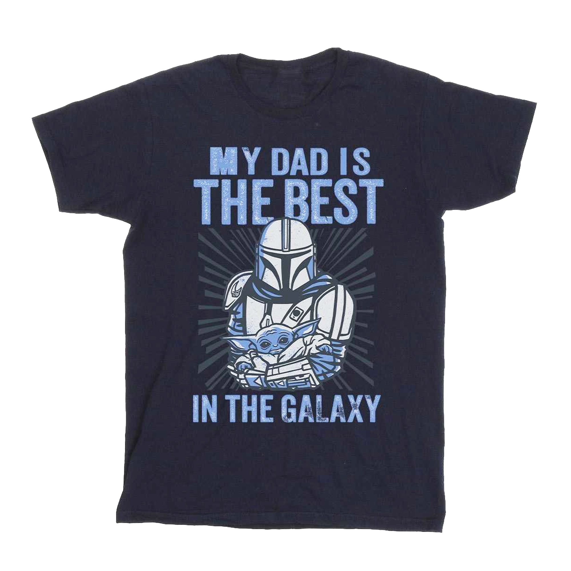 Star Wars Boys Mandalorian Best Dad T-Shirt (BI37964) - Picture 4 of 14