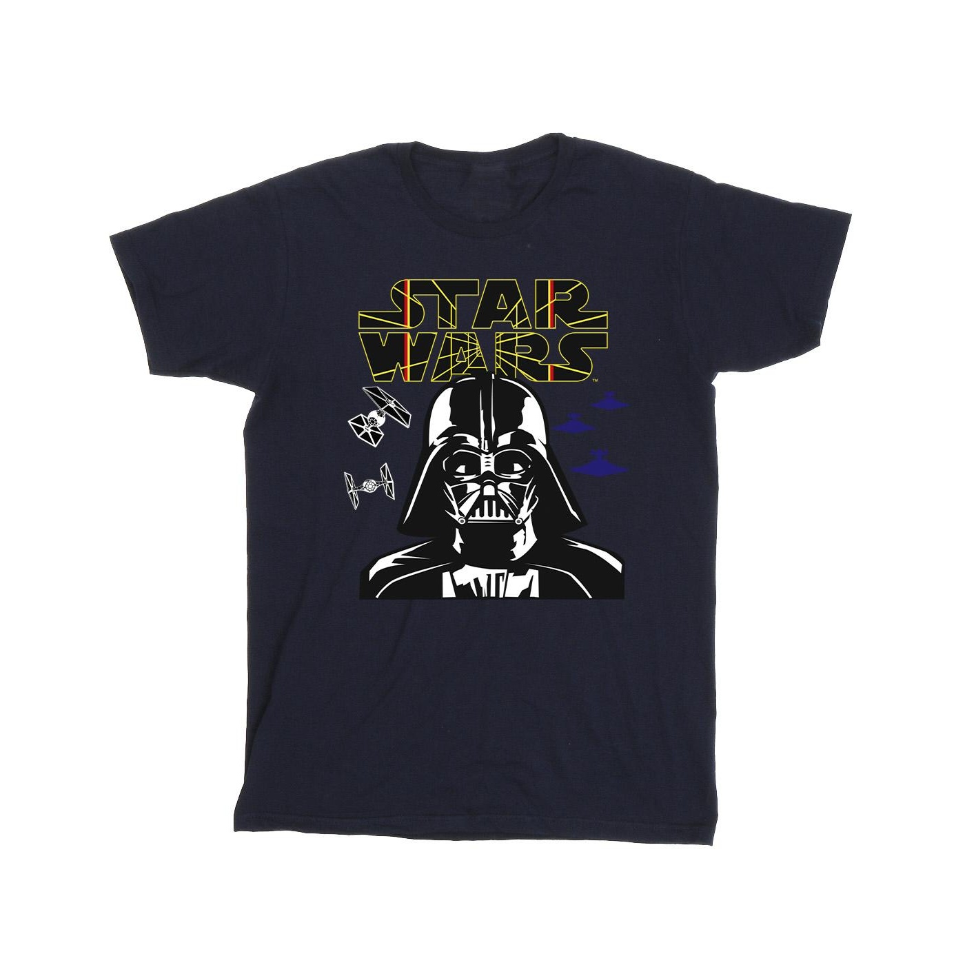 T-shirt Star Wars Dark Vador Logo Officiel - Noir, Taille L, Neuf Avec étiquettes