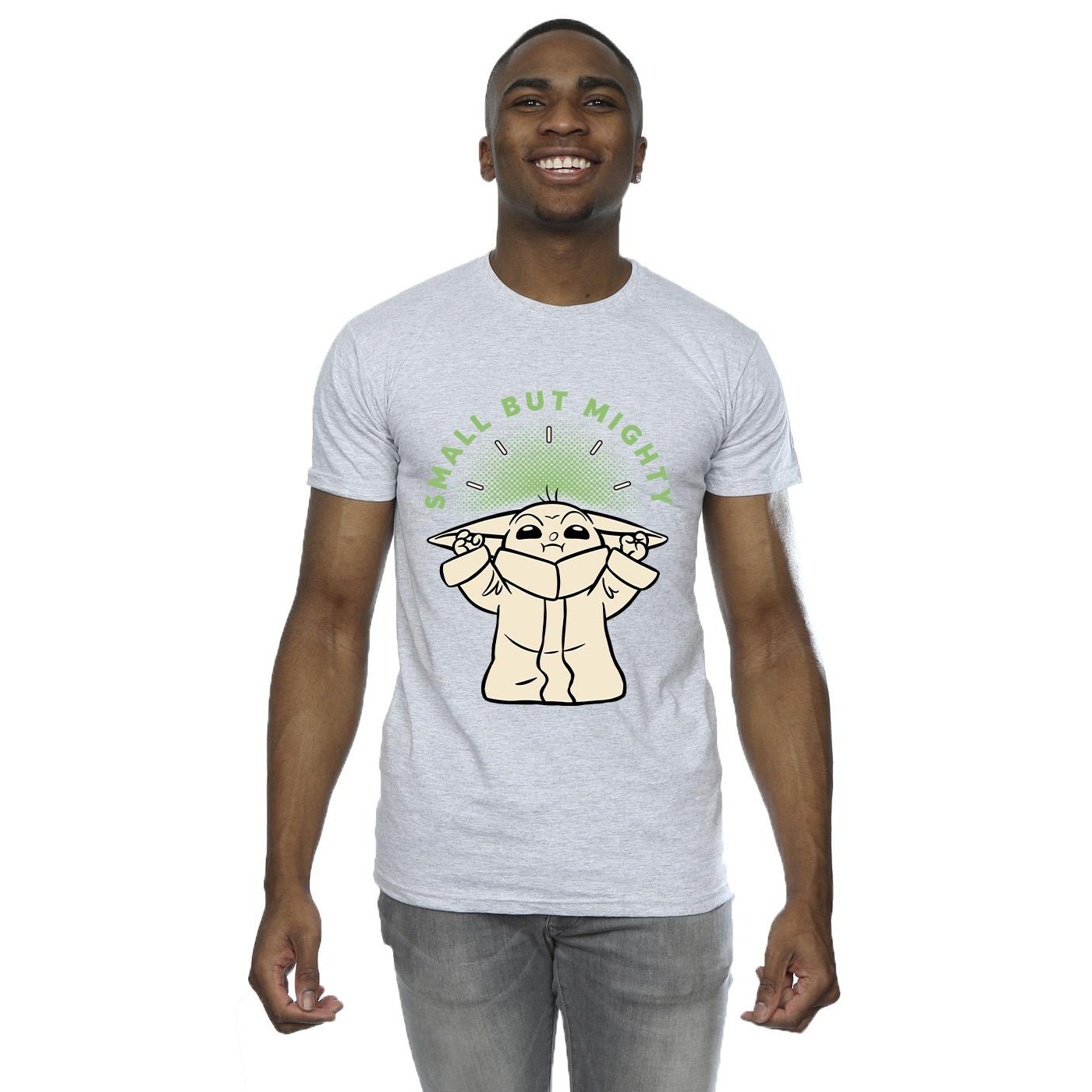 Star Wars - T-shirt points de vente THE MANDALORIAN SMALL BUT MIGHTY - Homme (BI47357)