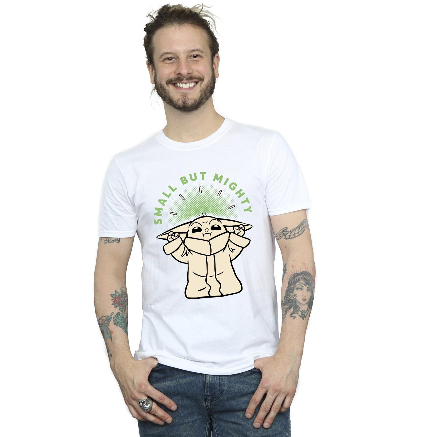 Star Wars - boutiques T-shirt THE MANDALORIAN SMALL BUT MIGHTY - Homme (BI47357)