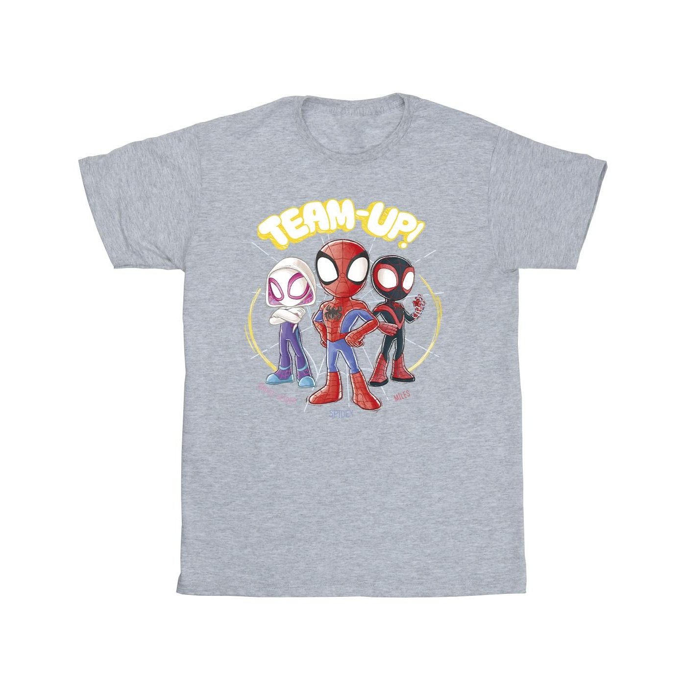 Marvel Boys Spidey And His Amazing Friends Sketch T-Shirt (BI48379) - Picture 10 of 15