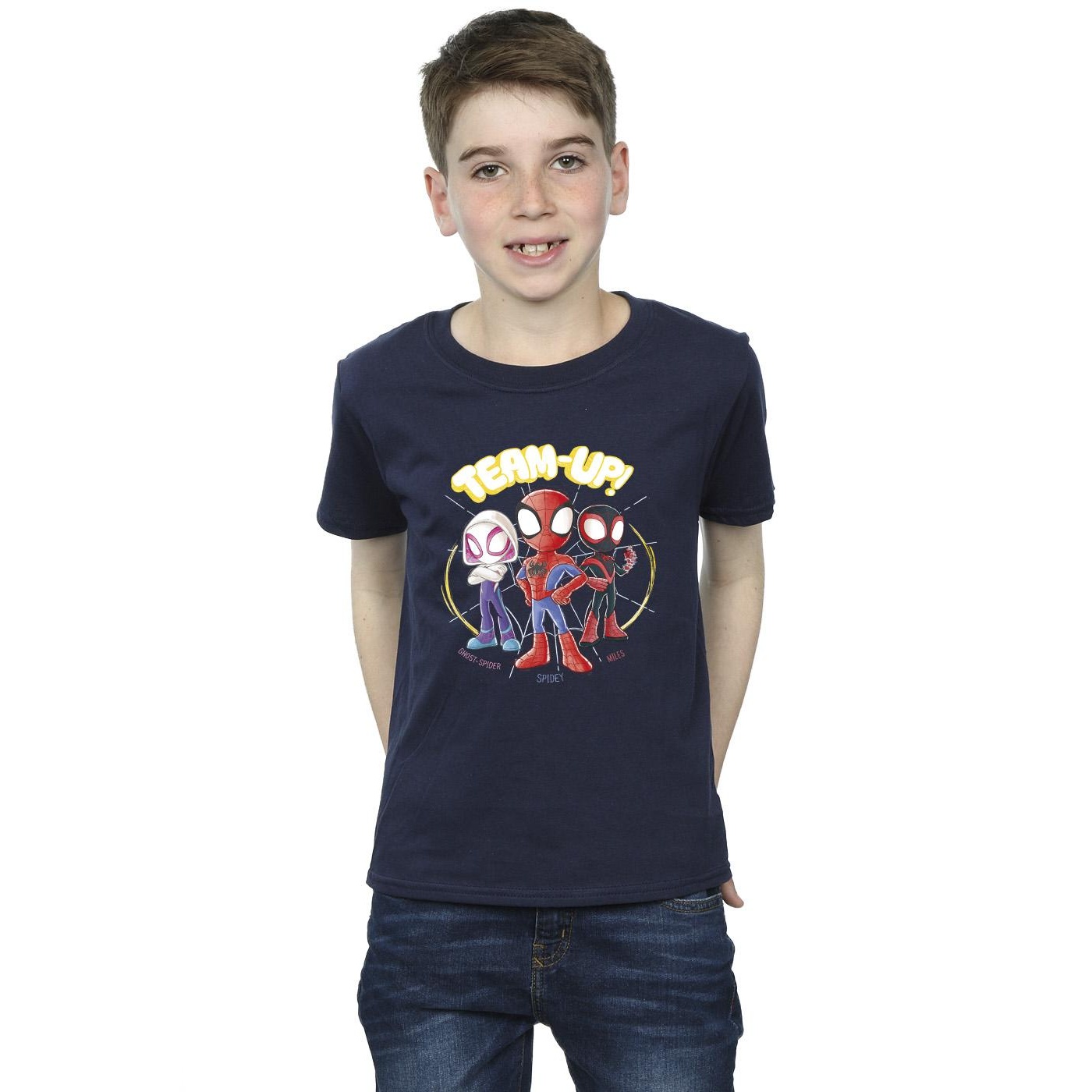 Marvel Boys Spidey And His Amazing Friends Sketch T-Shirt (BI48379) - Picture 5 of 15