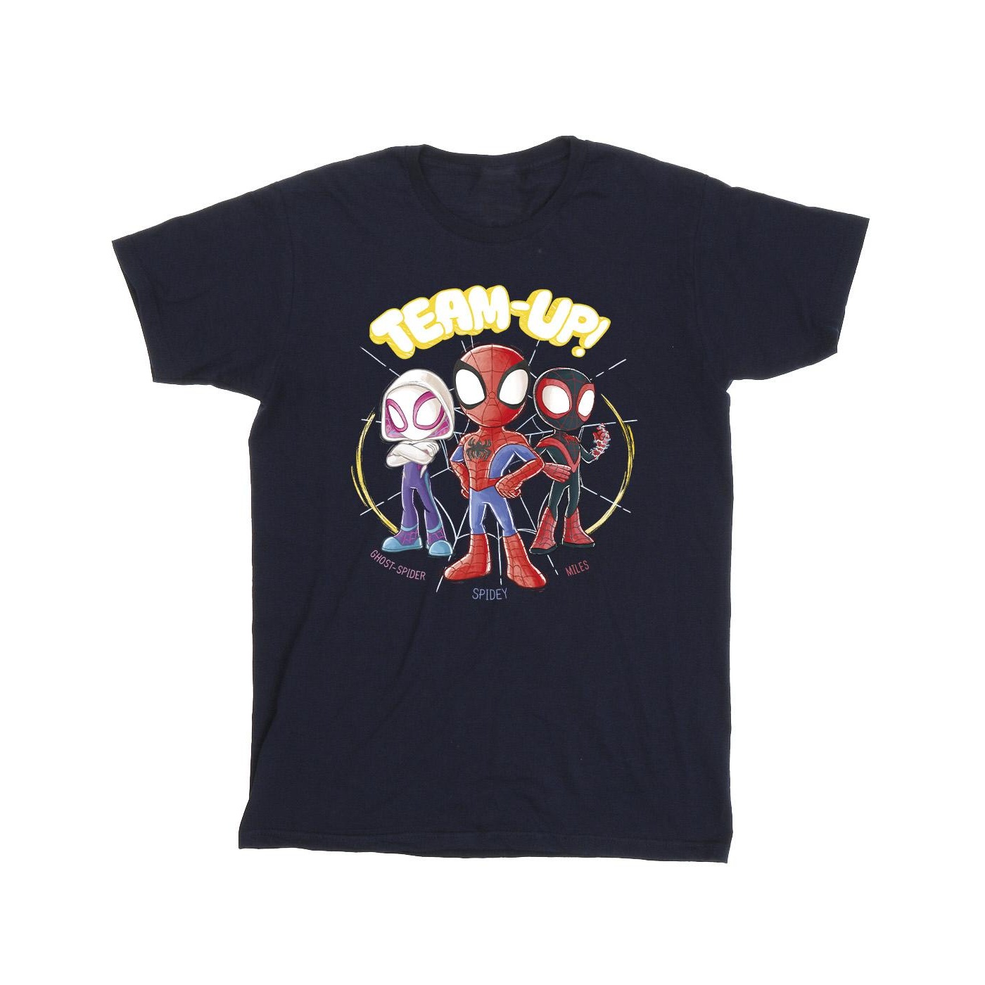 Marvel Boys Spidey And His Amazing Friends Sketch T-Shirt (BI48379) - Picture 4 of 15