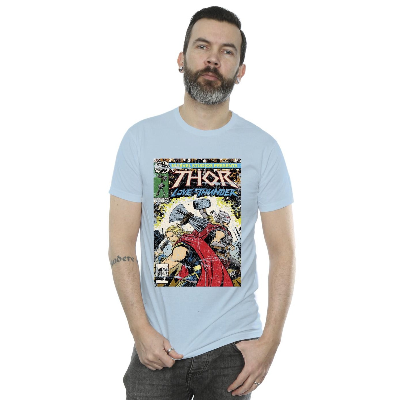 Marvel - T-shirt LOVE AND THUNDER - vente Homme (BI52163)