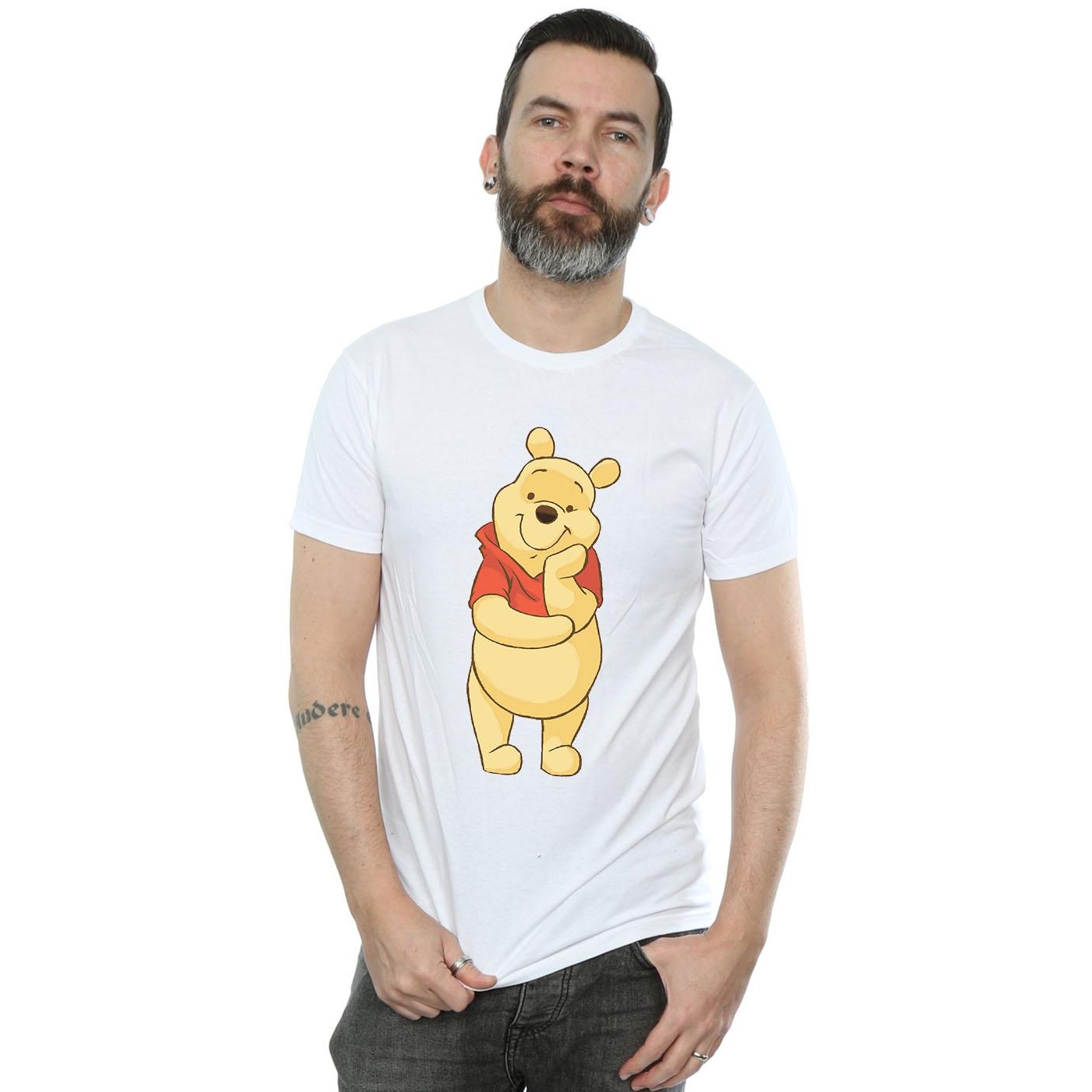 Disney Mens Winnie The Pooh Cute T-Shirt (BI52289) - Picture 7 of 8