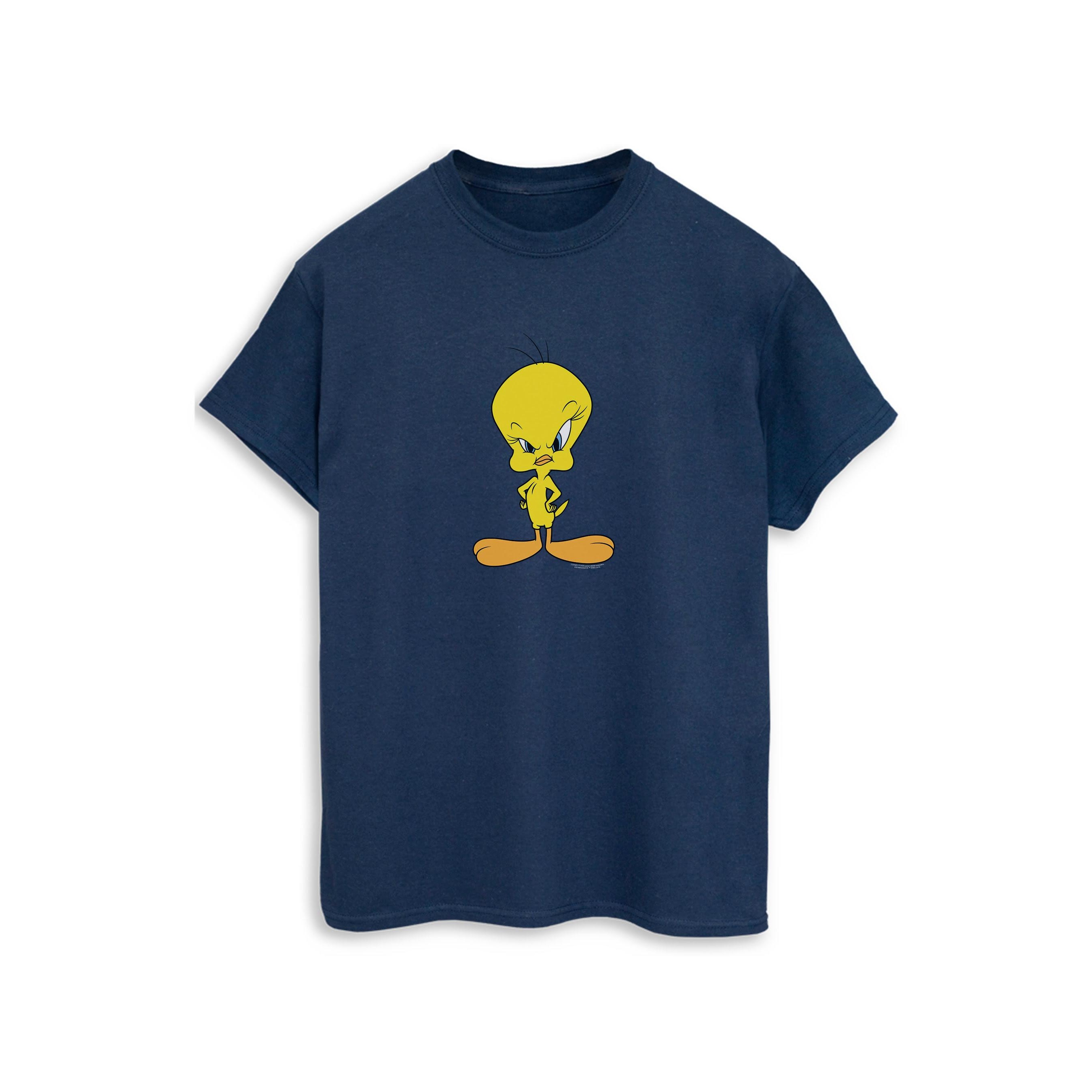 Looney Tunes Herr T-shirt i bomull med arg Tweety