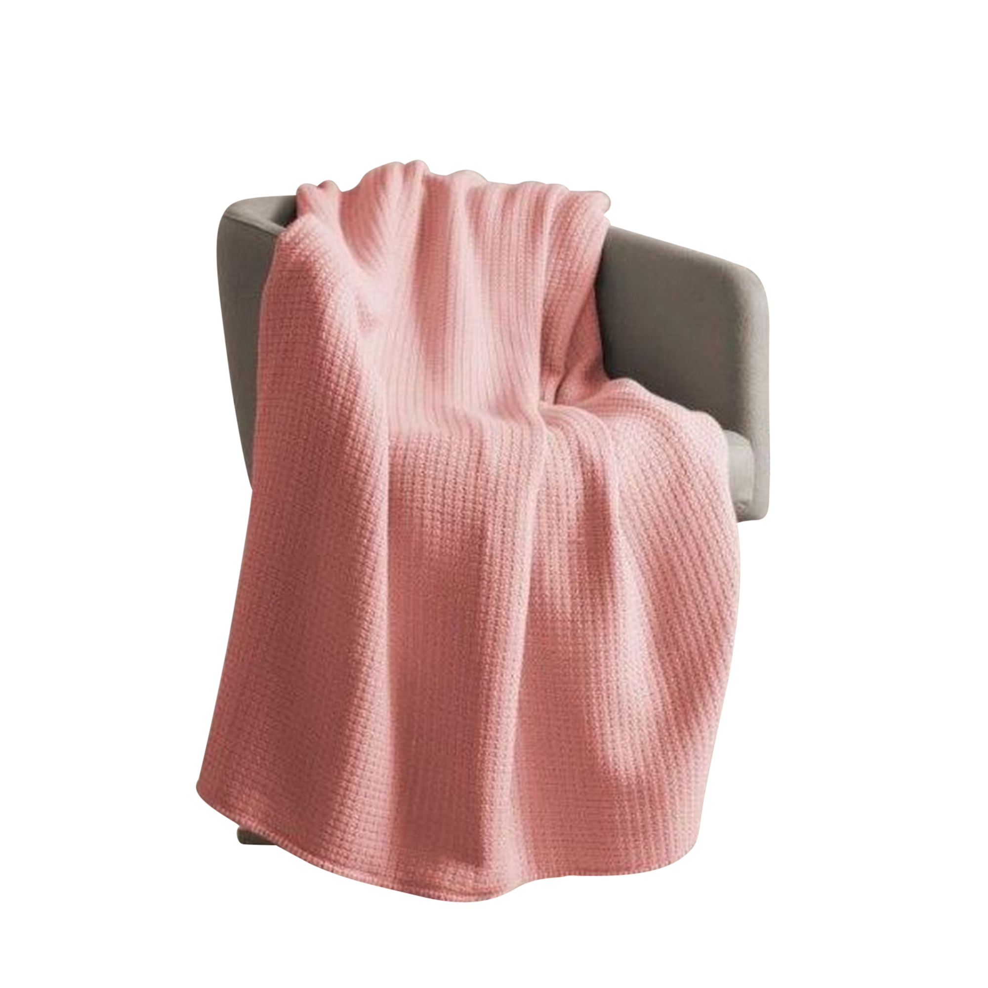Belledorm Luxury Waffle Throw BM347 - Picture 3 of 3