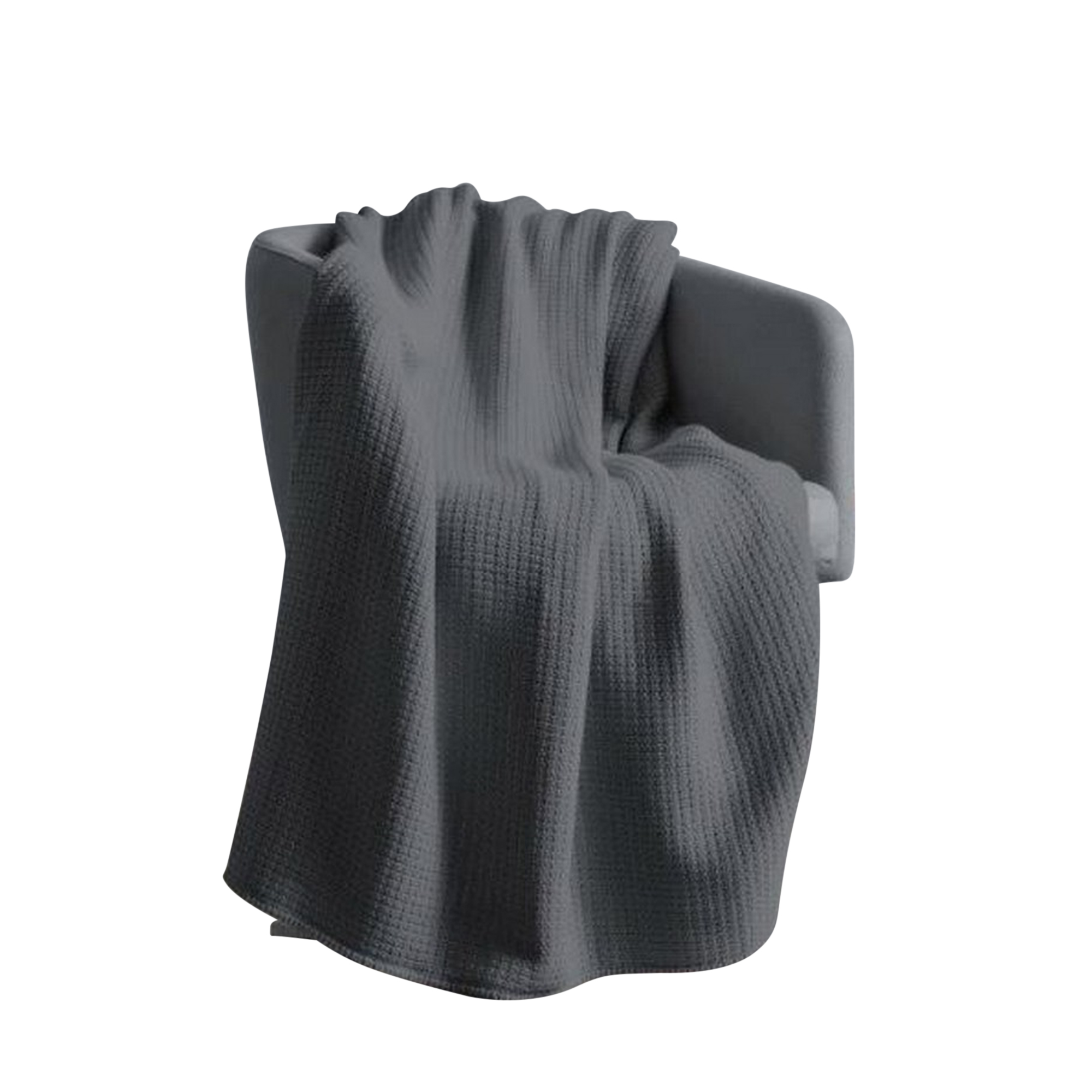 Belledorm Luxury Waffle Throw BM347 - Picture 2 of 3