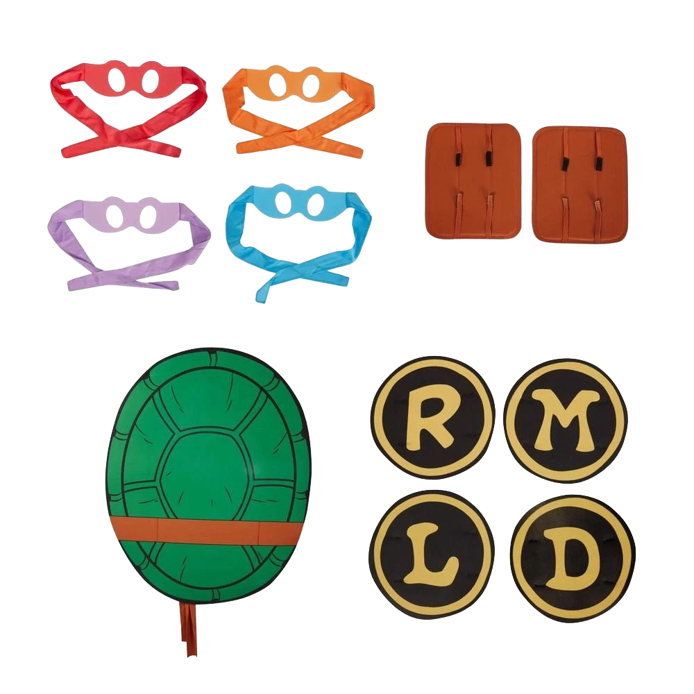 Teenage Mutant Ninja Turtles Unisex Vuxen Kostymtillbehörsset