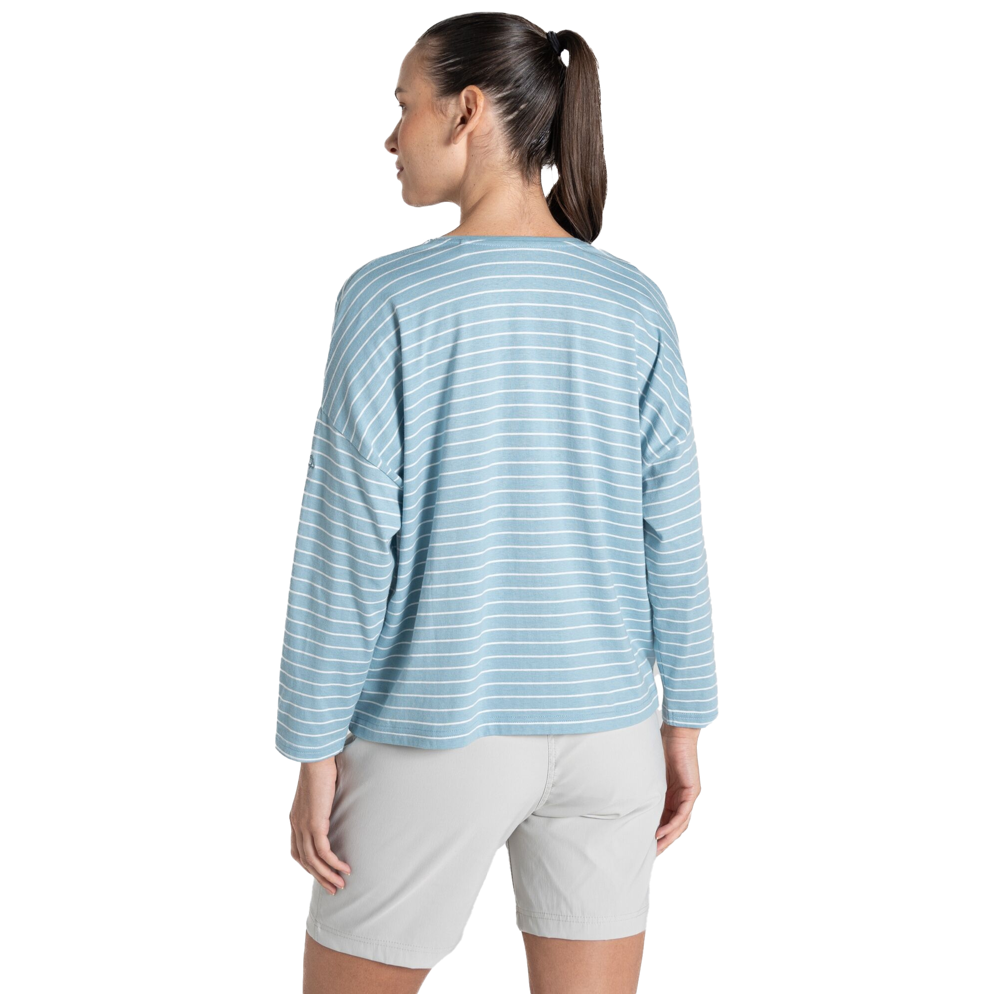 Craghoppers Damen/Ladies Kielder gestreiftes Langarm T-Shirt CG2245 - Bild 9 von 13
