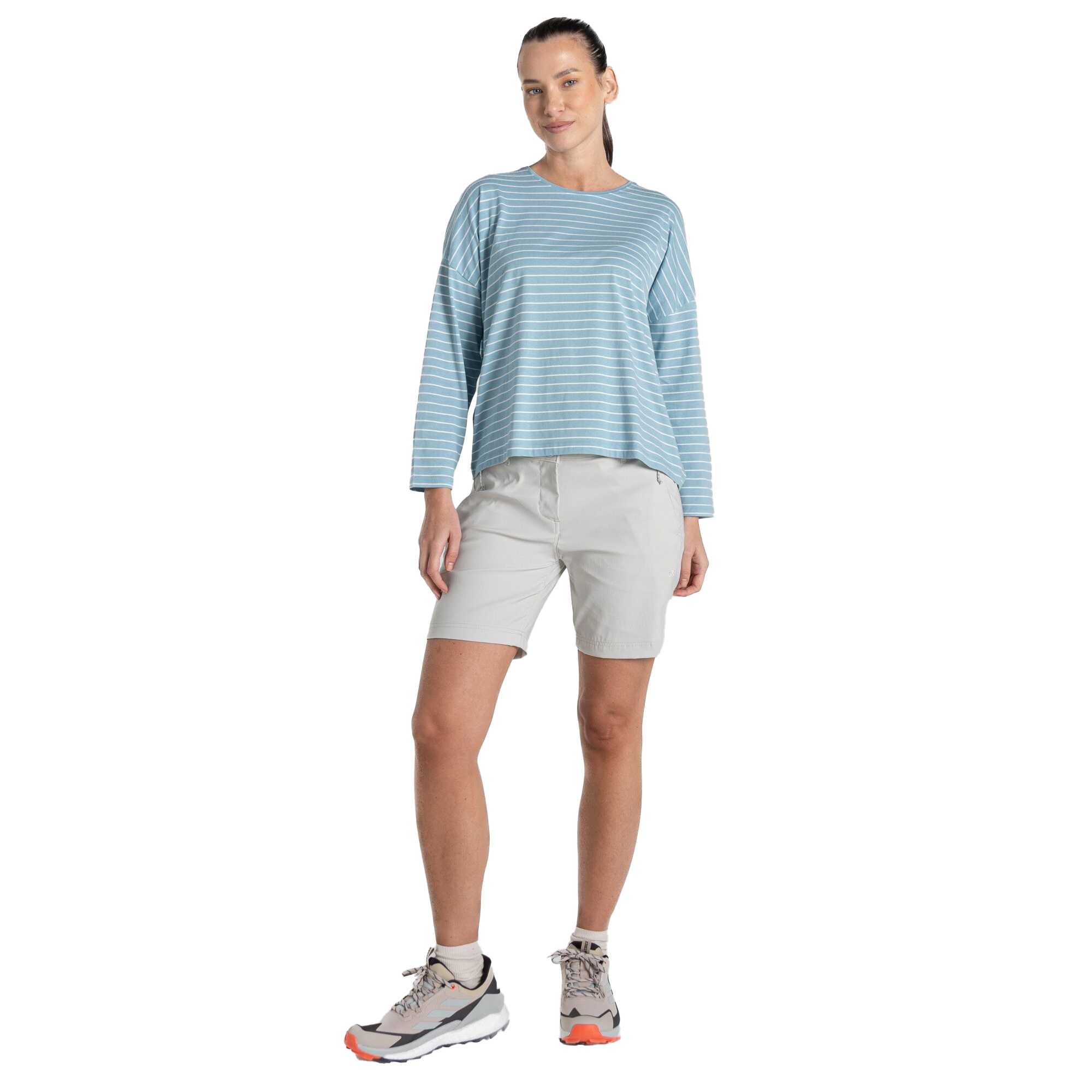 Craghoppers Damen/Ladies Kielder gestreiftes Langarm T-Shirt CG2245 - Bild 10 von 13