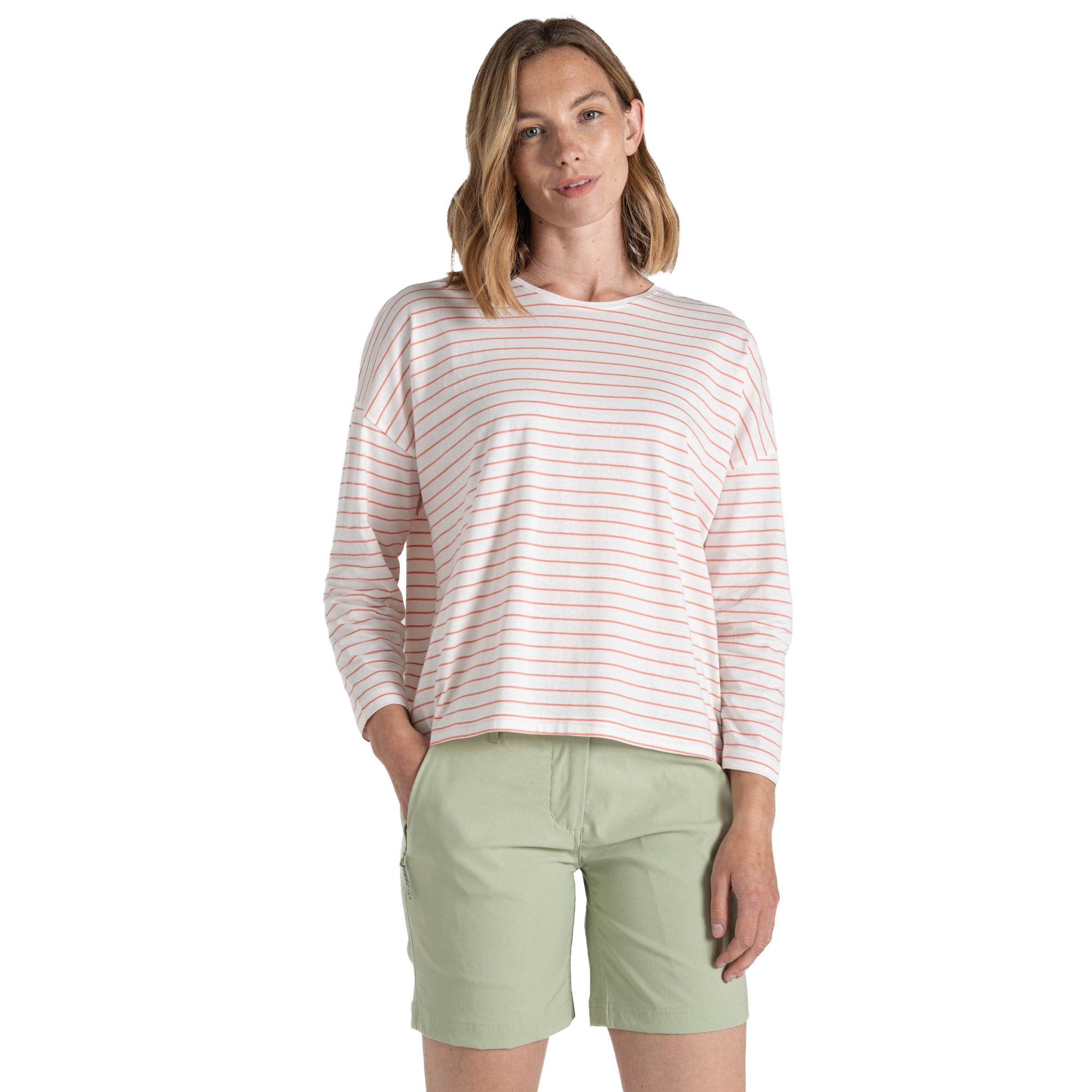 Craghoppers Damen/Ladies Kielder gestreiftes Langarm T-Shirt CG2245 - Bild 11 von 13