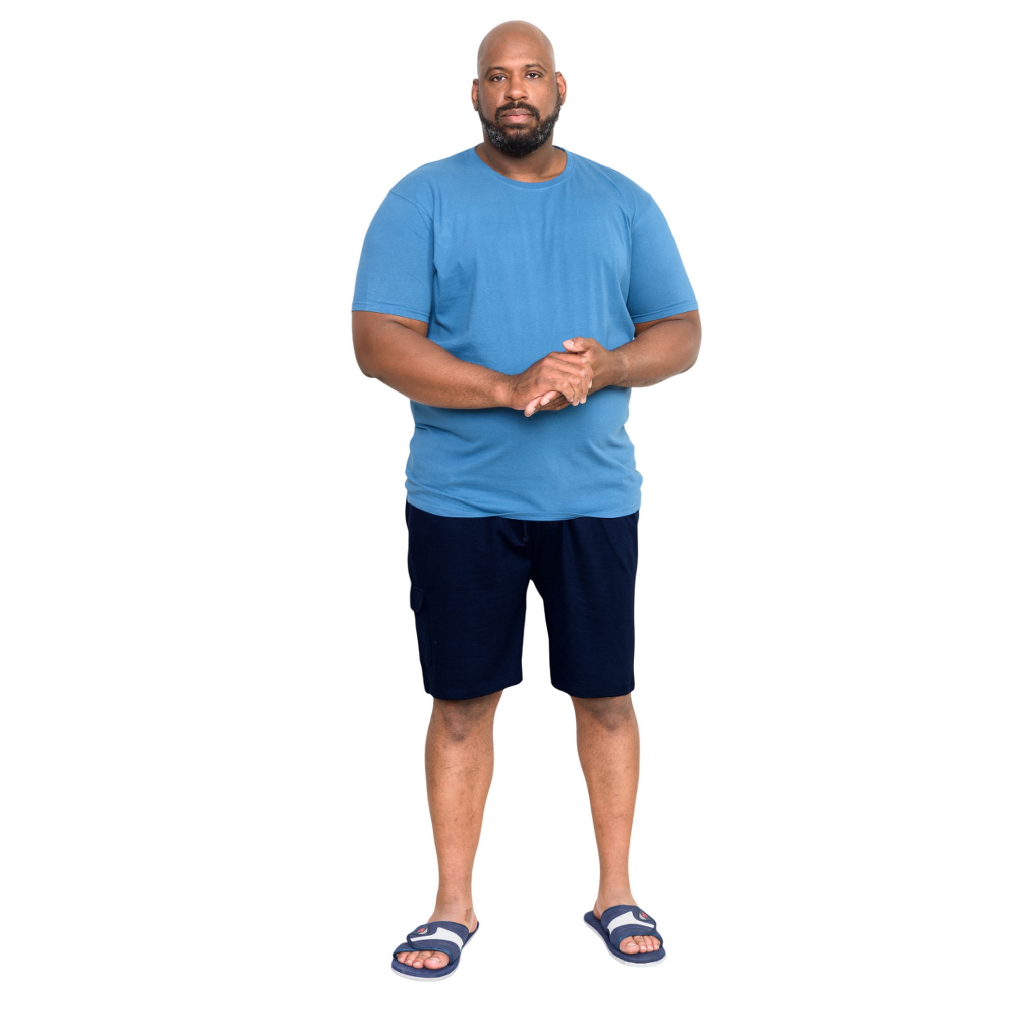 Duke Mens D555 John Cotton Lightweight Kingsize Cargo Shorts DC146 - Picture 9 of 9