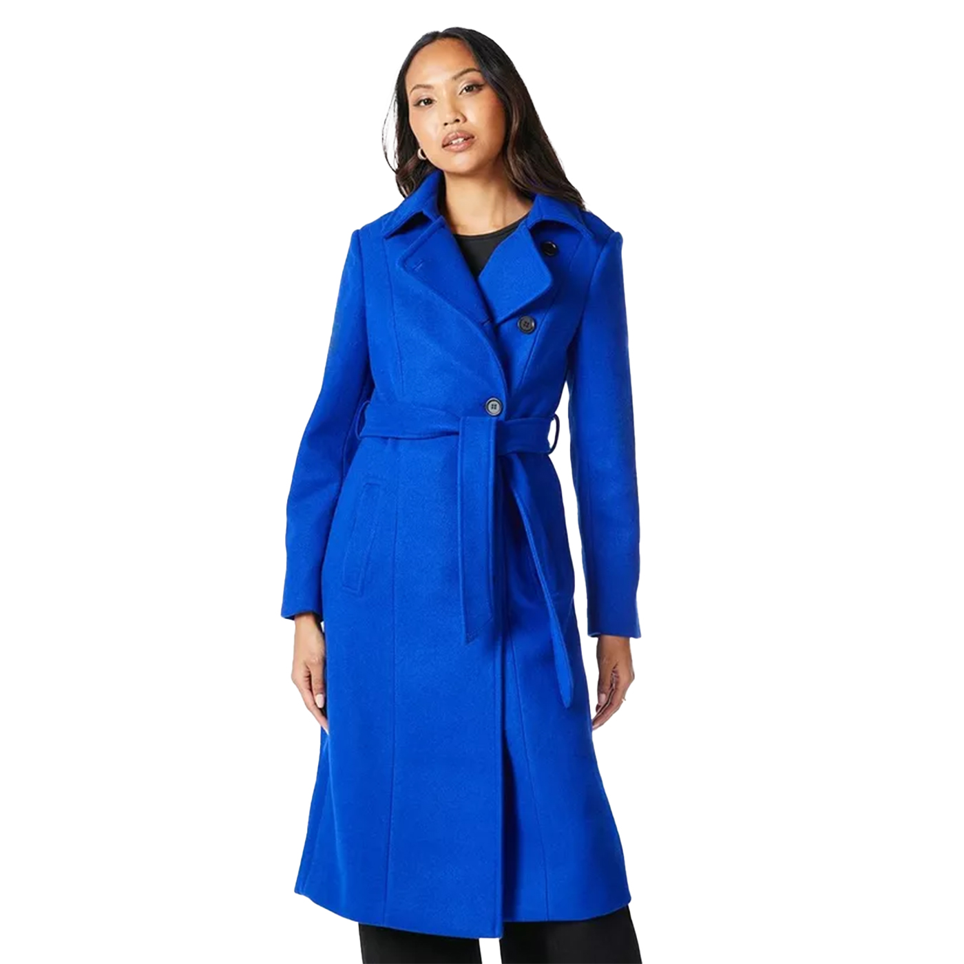 Principles Womens/Ladies Asymmetric Wrap Coat DH7754