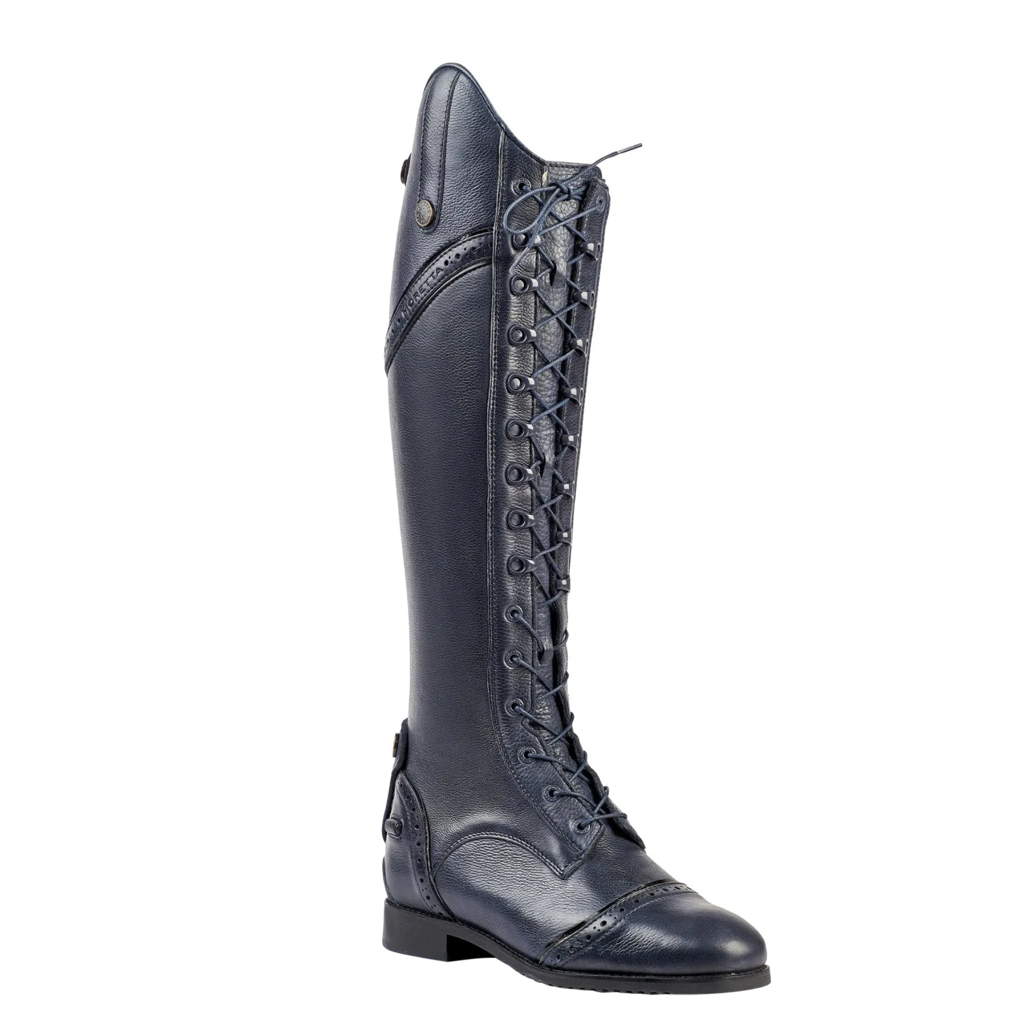 Moretta Womens/Ladies Maddalena Leather Long Riding Boots ER1479 - Picture 12 of 22