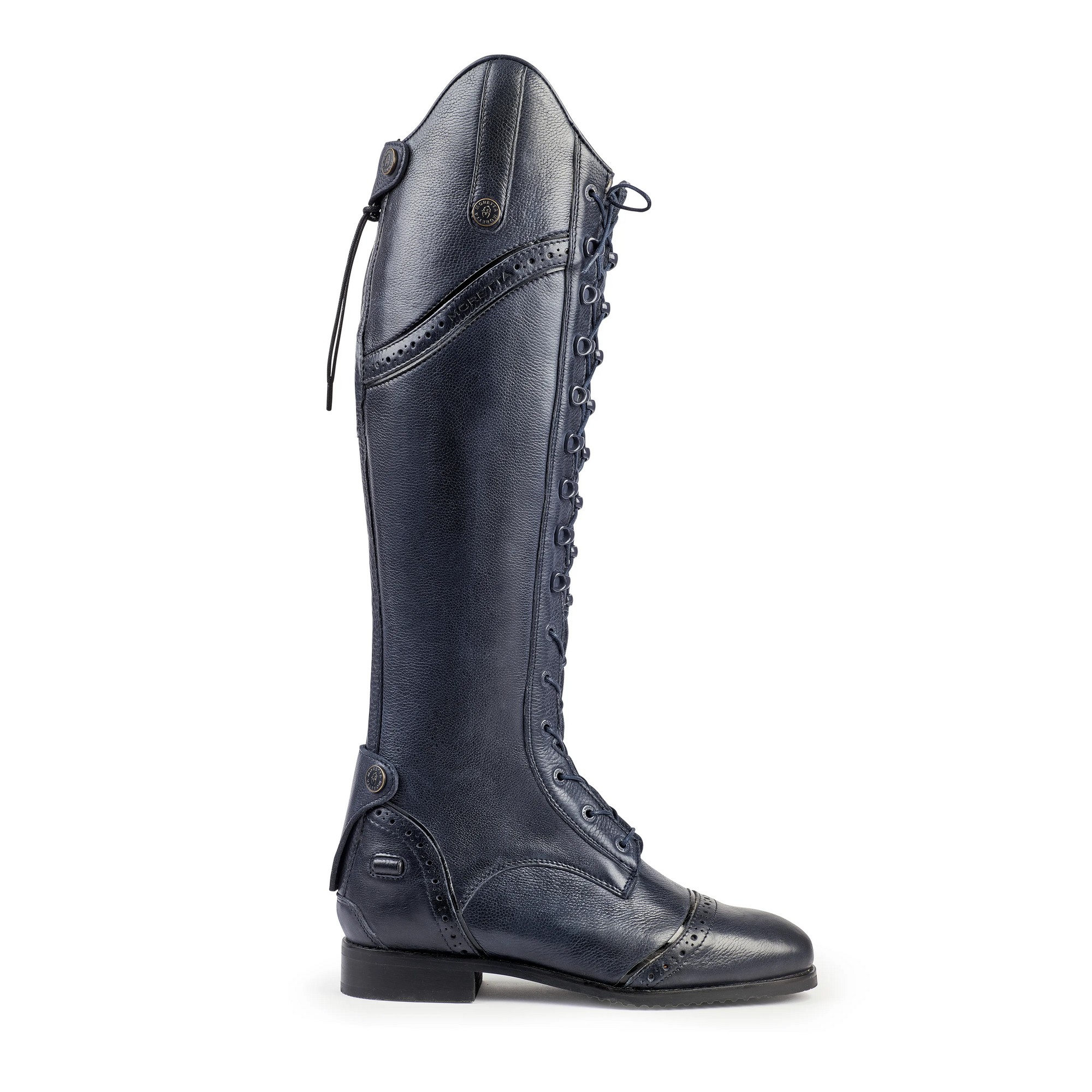 Moretta Womens/Ladies Maddalena Leather Long Riding Boots ER1479 - Picture 13 of 22