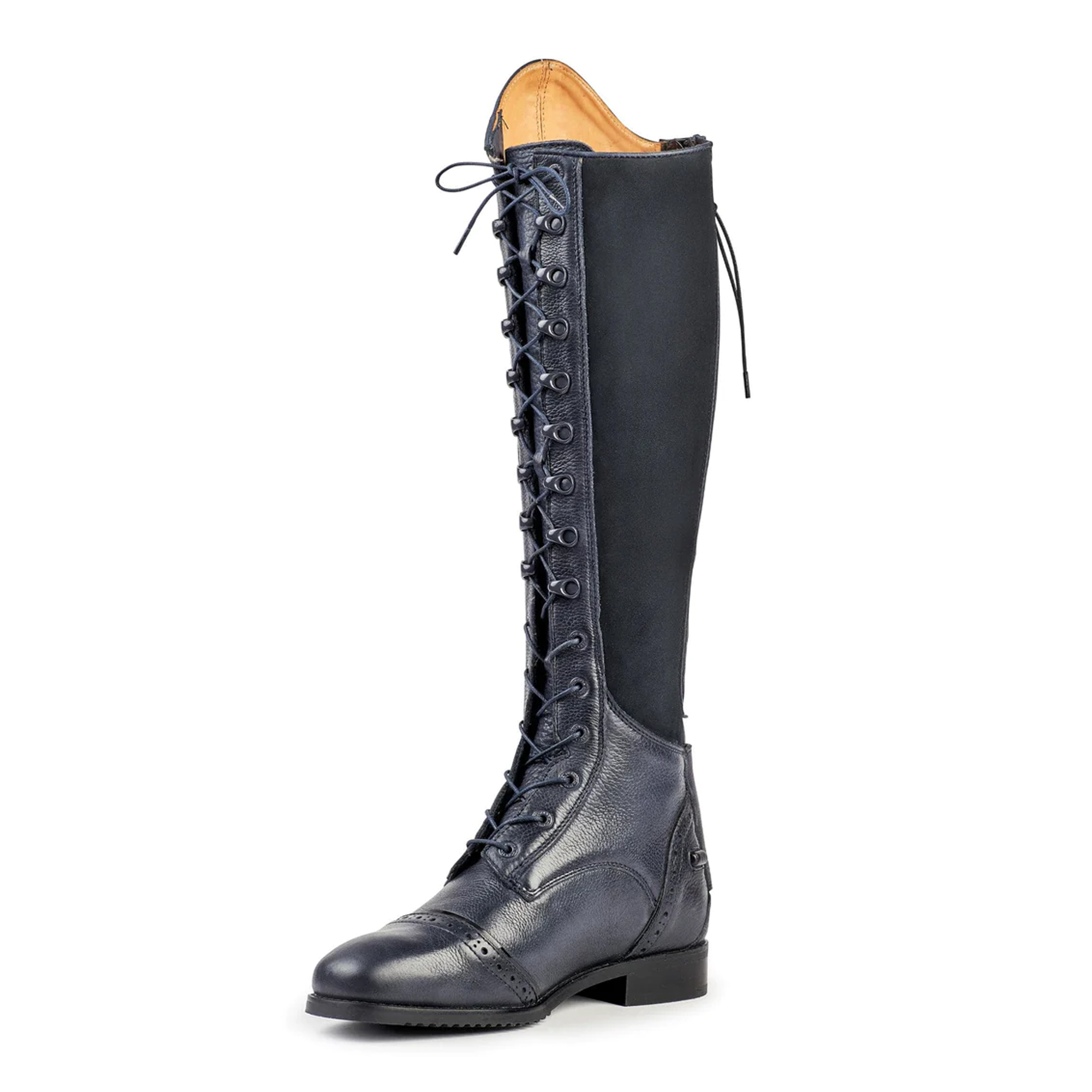 Moretta Womens/Ladies Maddalena Leather Long Riding Boots ER1479 - Picture 14 of 22