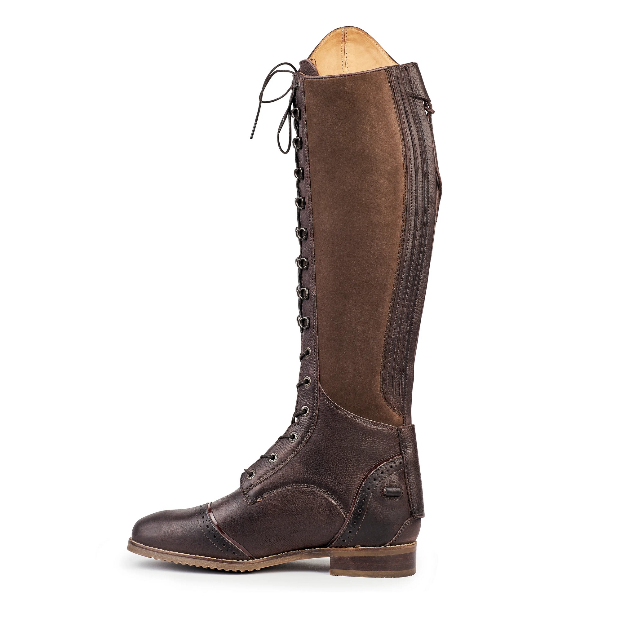 Moretta Womens/Ladies Maddalena Leather Long Riding Boots ER1479 - Picture 9 of 22