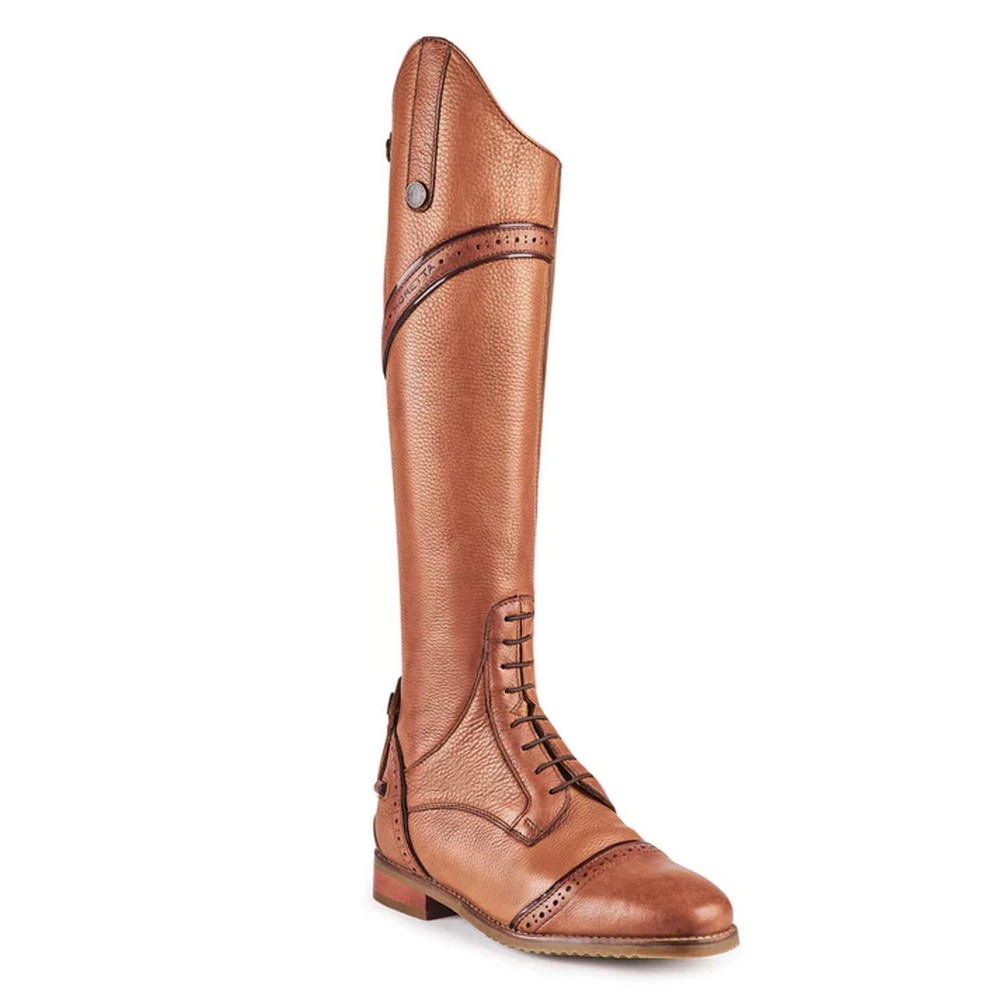 Moretta Womens/Ladies Constantina Leather Long Riding Boots ER1512 - Picture 9 of 17
