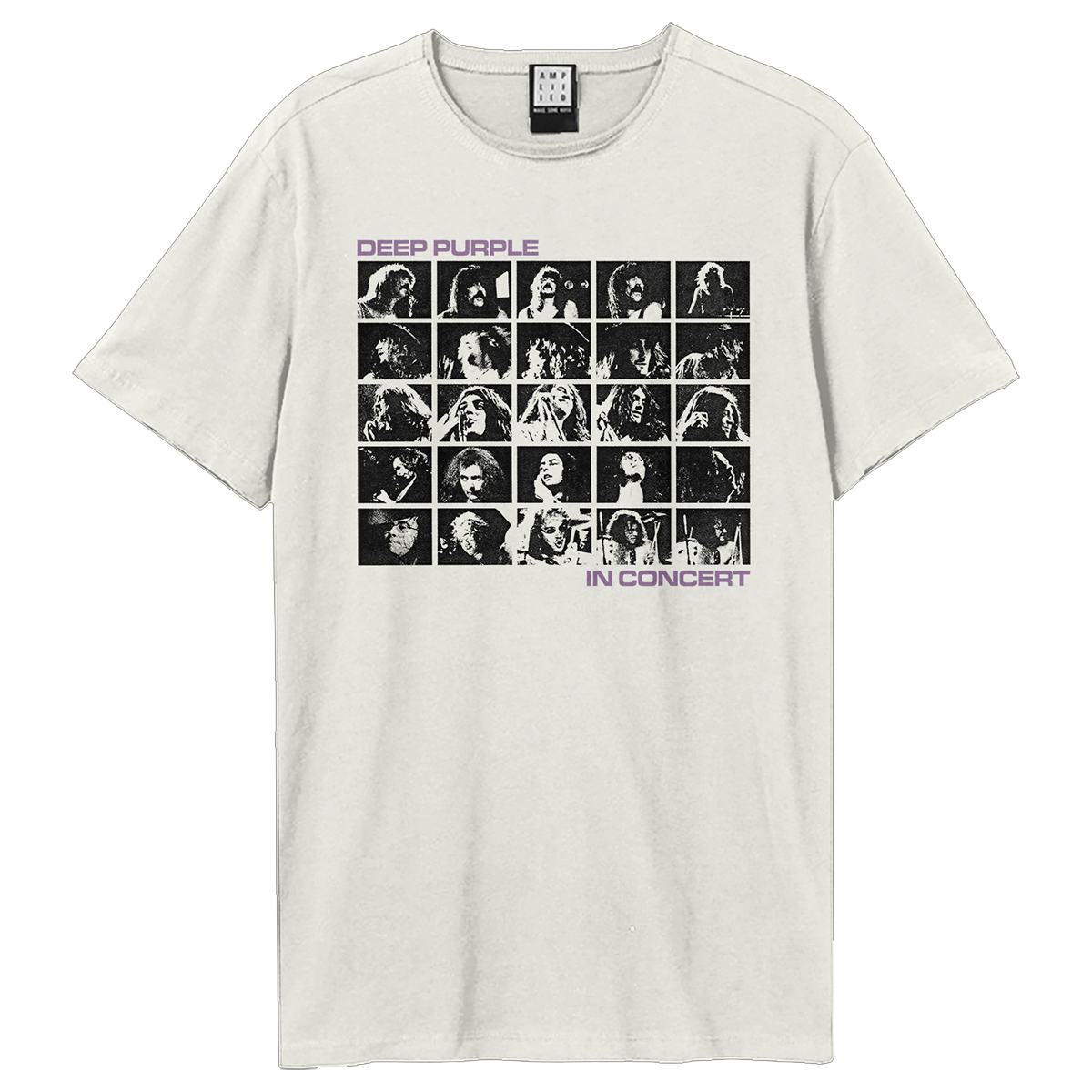 Amplified Unisex Vuxen In Concert Deep Purple T-shirt