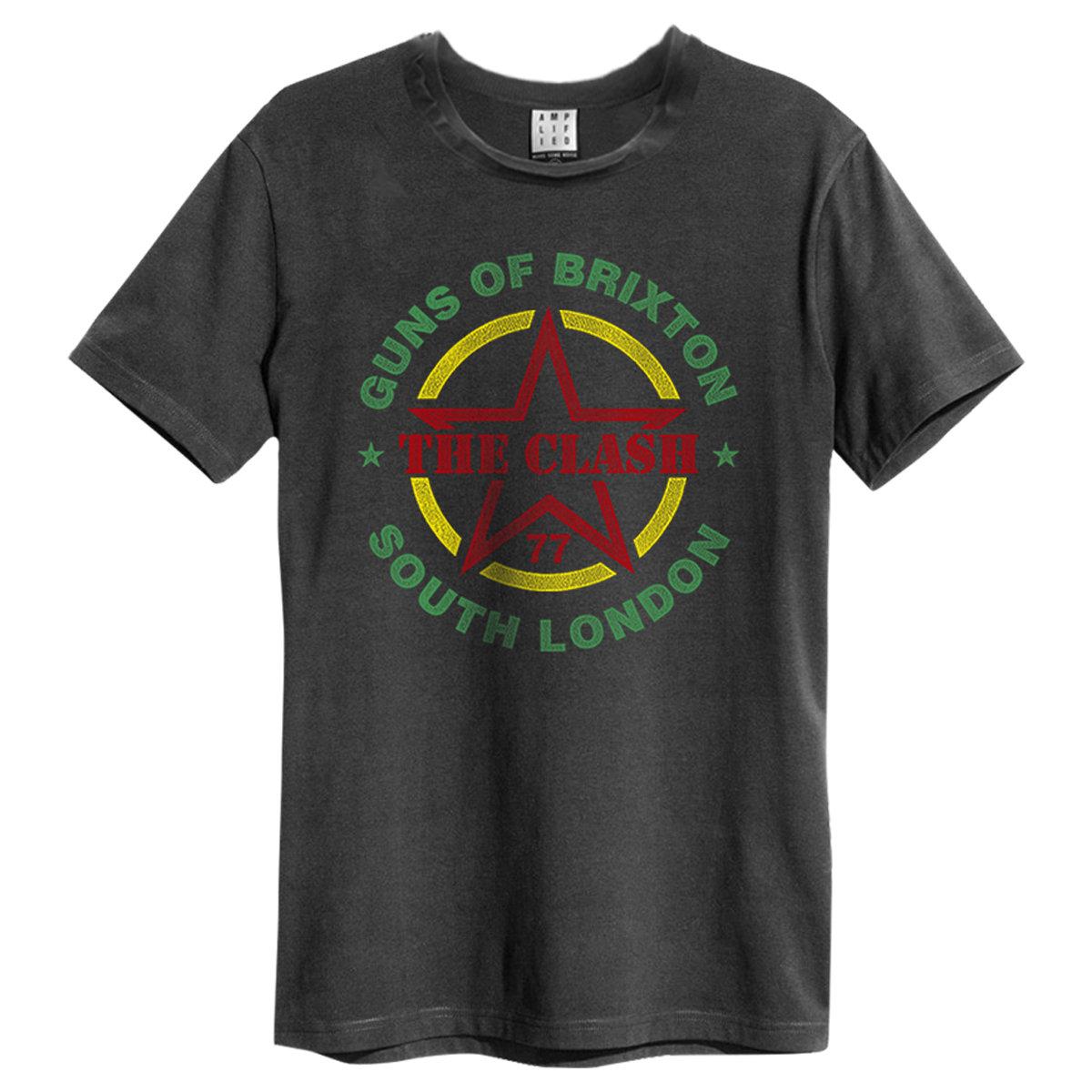 Amplified Unisex Vuxen Guns Of Brixton The Clash T-Shirt