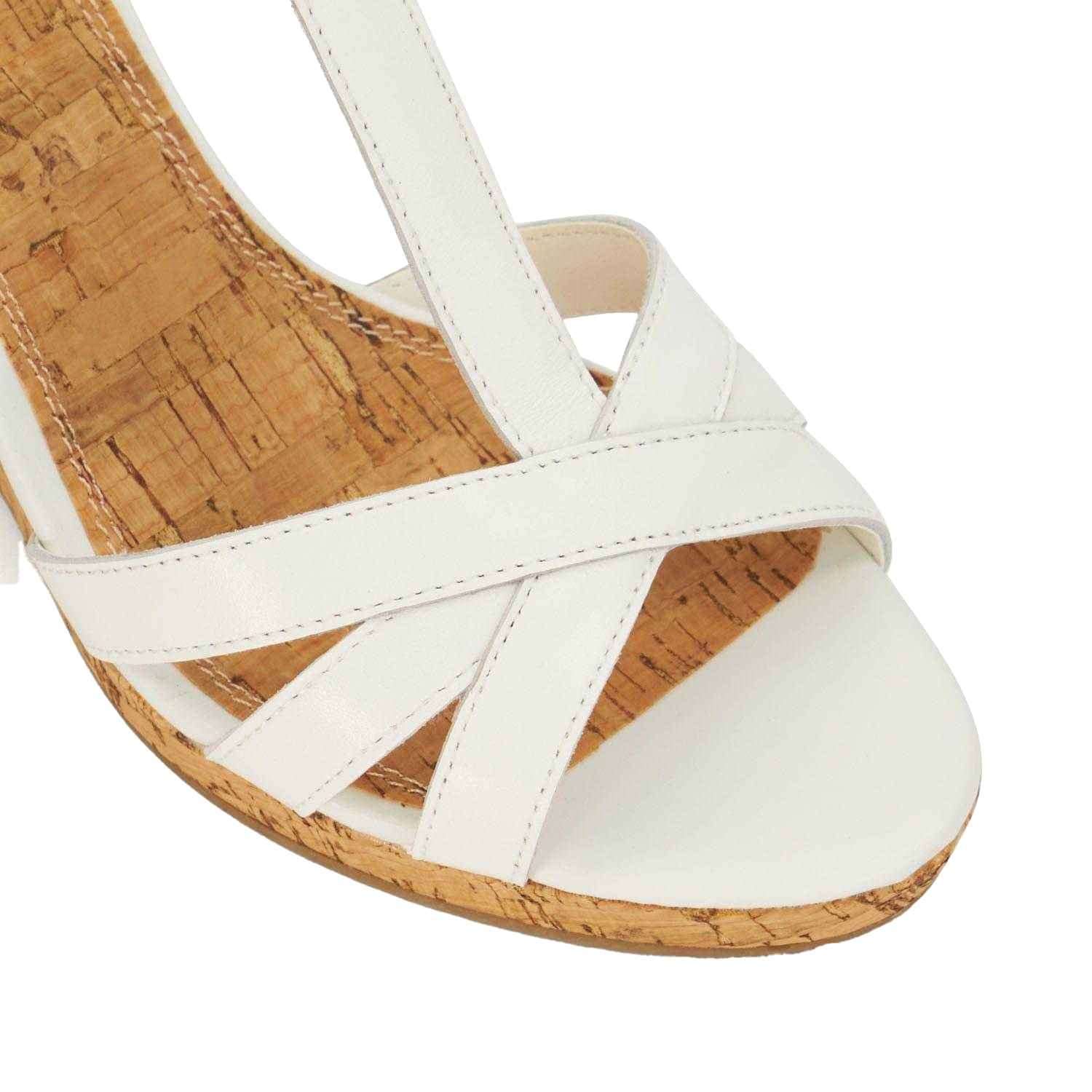 Dune London Womens/Ladies Keep Leather T-Bar Wedge Sandals GT5452 - Picture 4 of 4