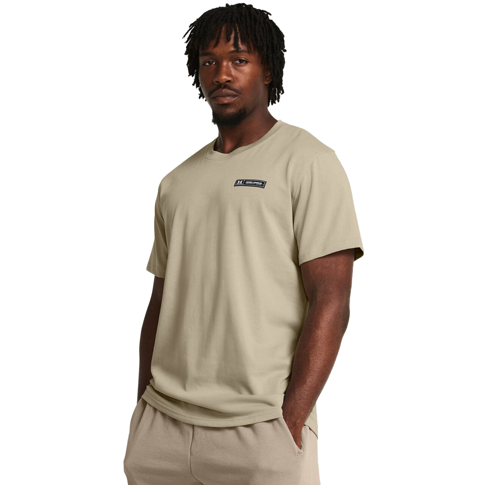 Under Armour Mens Label Heavyweight T-Shirt GT839 - Picture 6 of 6