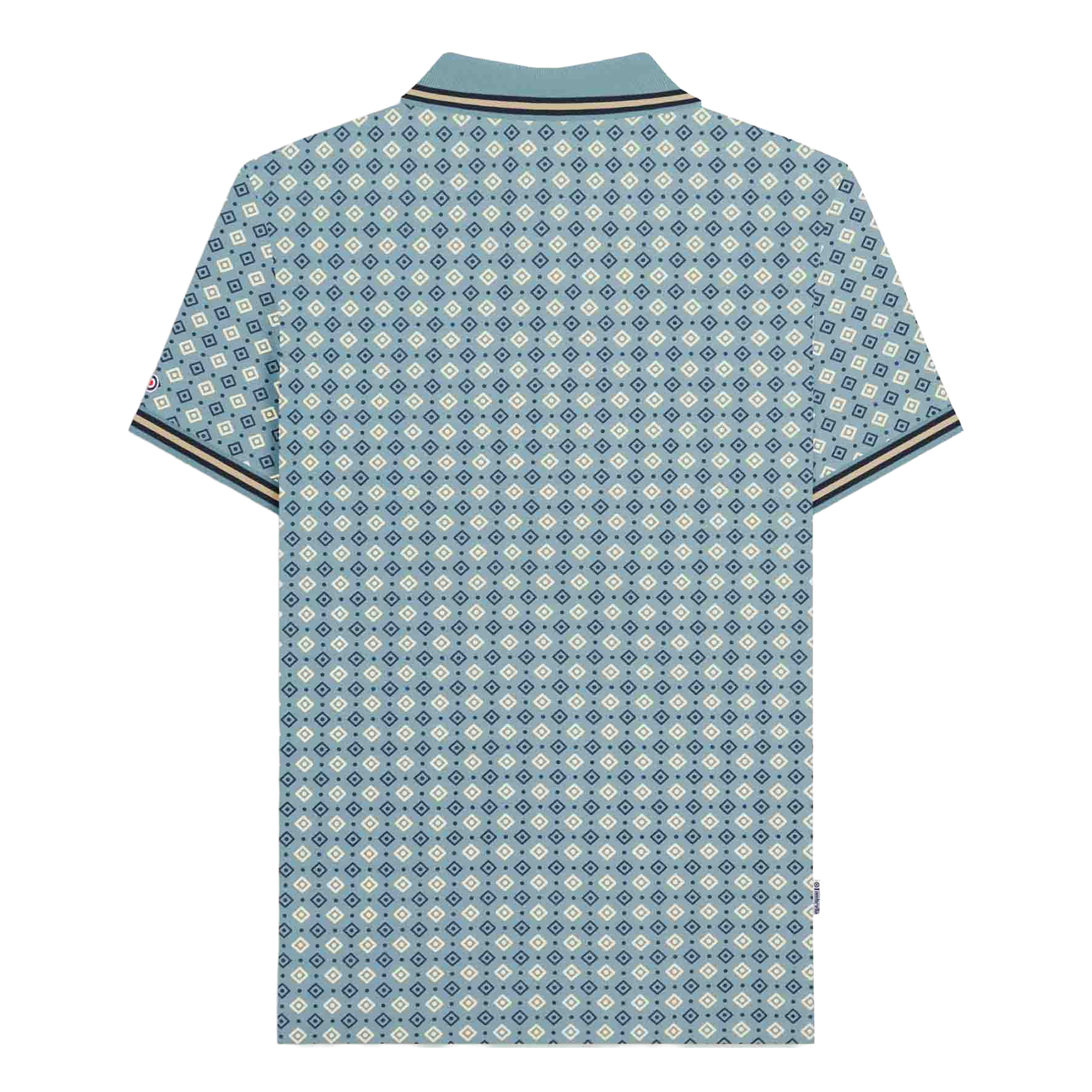 Lambretta Herren SS25 Geometric Poloshirt LB173 - Bild 8 von 11