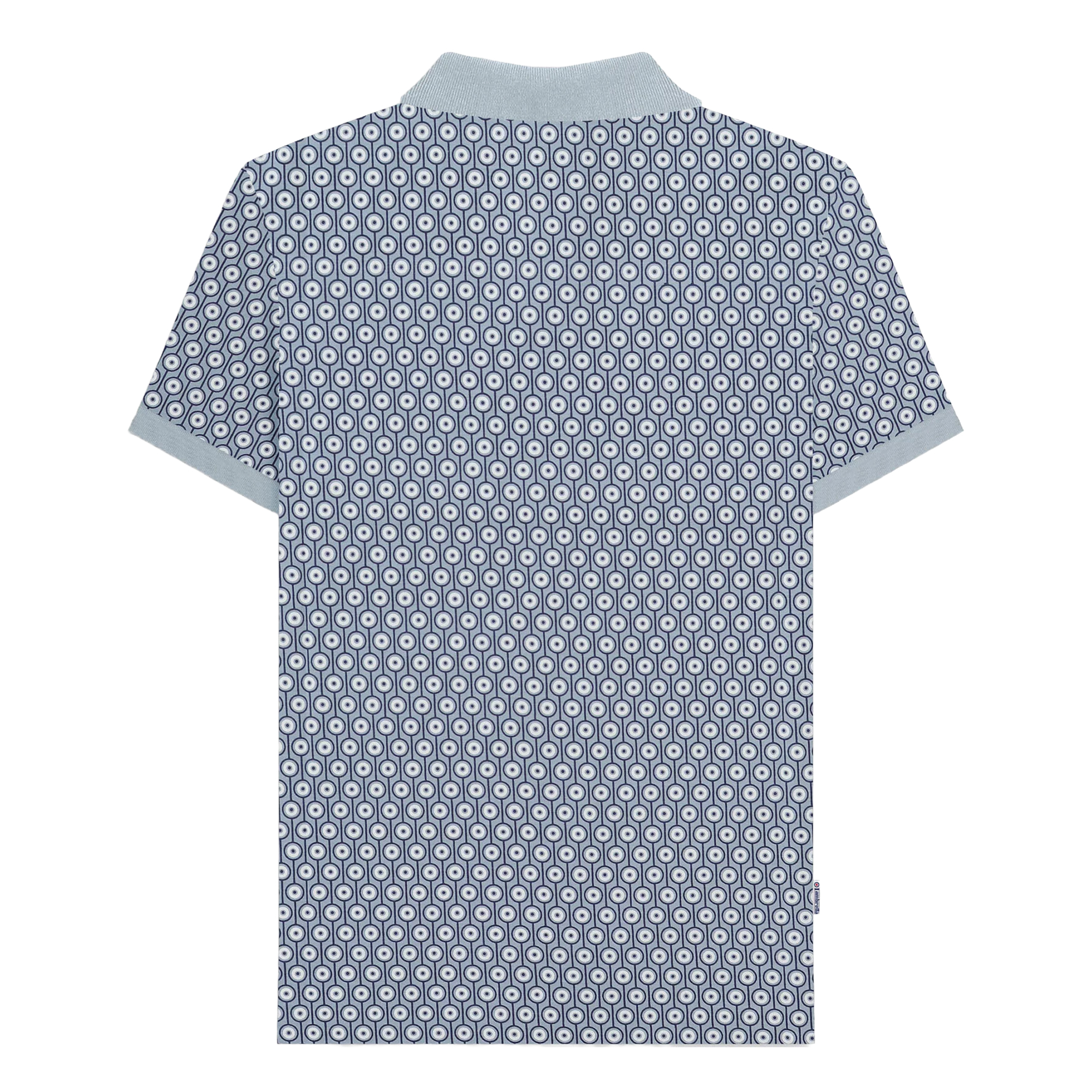 Lambretta Herren AW24 Geometric Poloshirt LB185 - Bild 5 von 6