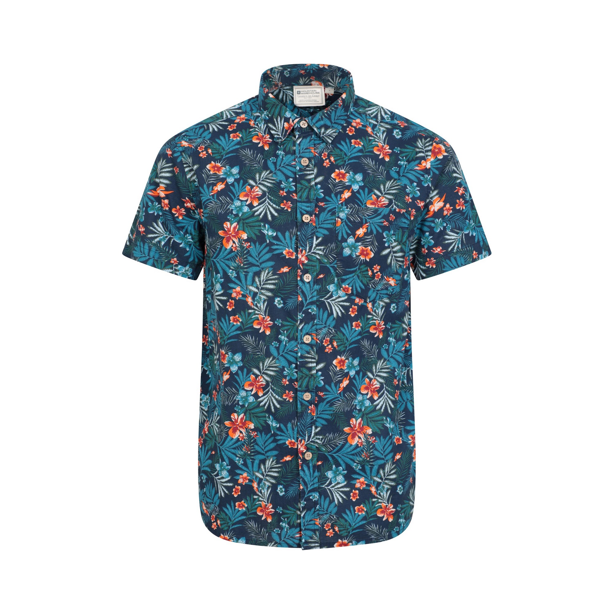 Mountain Warehouse Camicia Tropicale Maniche Corte Uomo (MW1131) - Foto 5 di 8