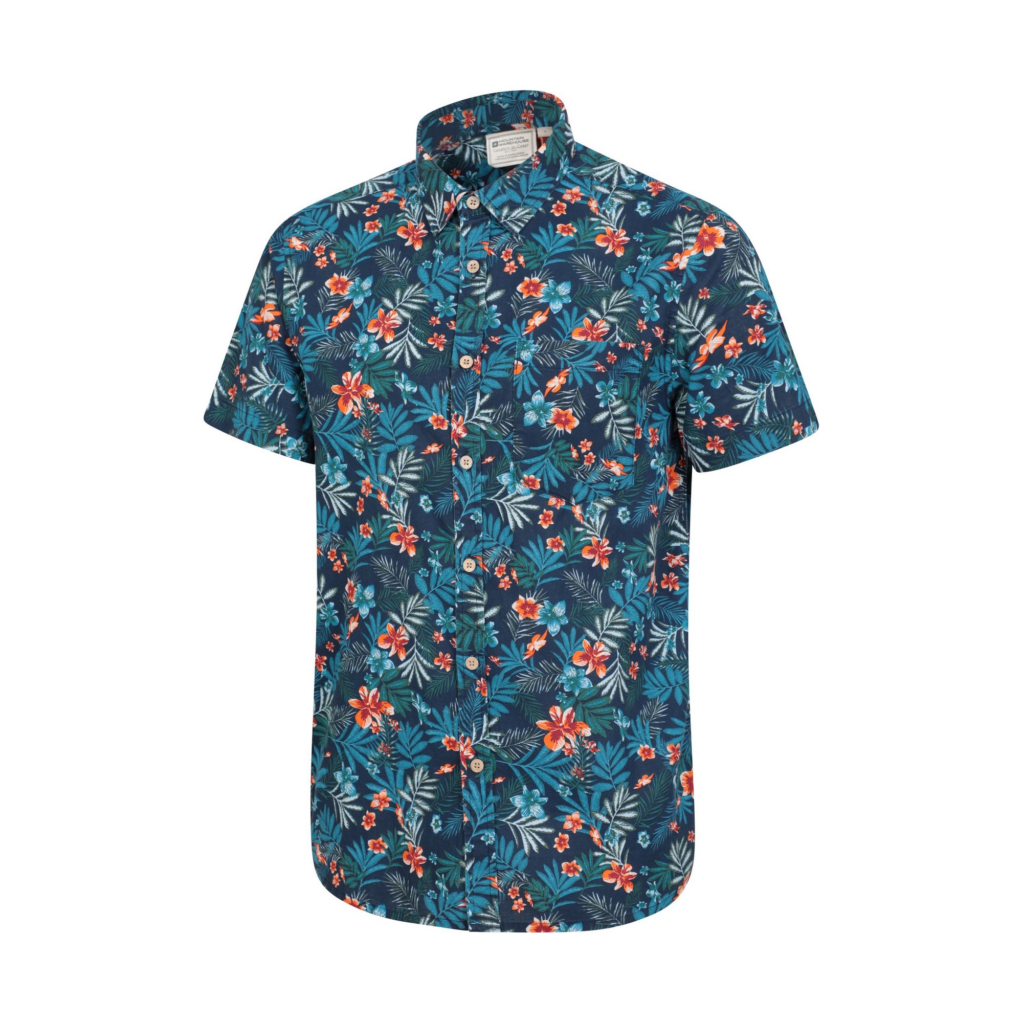 Mountain Warehouse Camicia Tropicale Maniche Corte Uomo (MW1131) - Foto 8 di 8