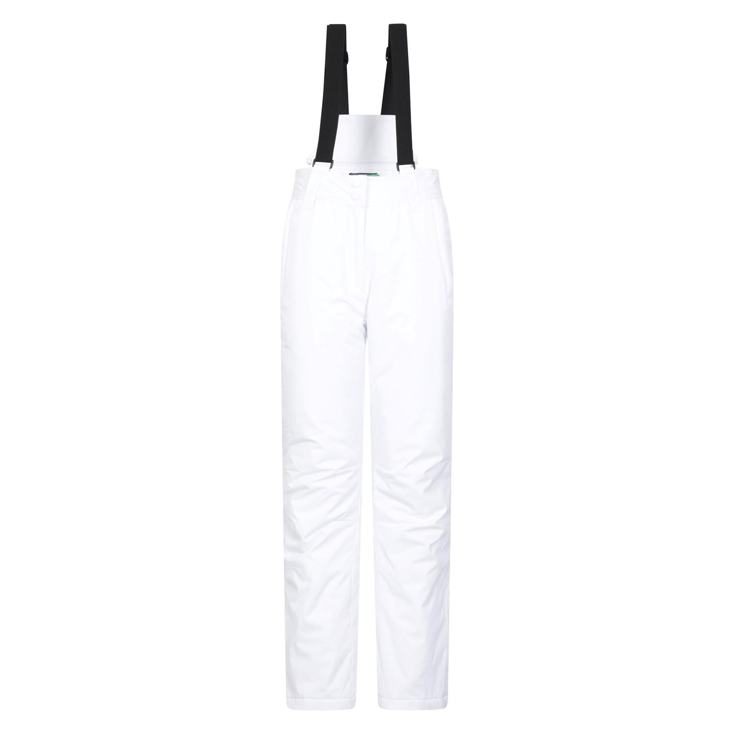 Mountain Warehouse Moon Women's Ski Pants – Insulated, Snowproof, With Detachable Braces (Size 14, Grey)-668772