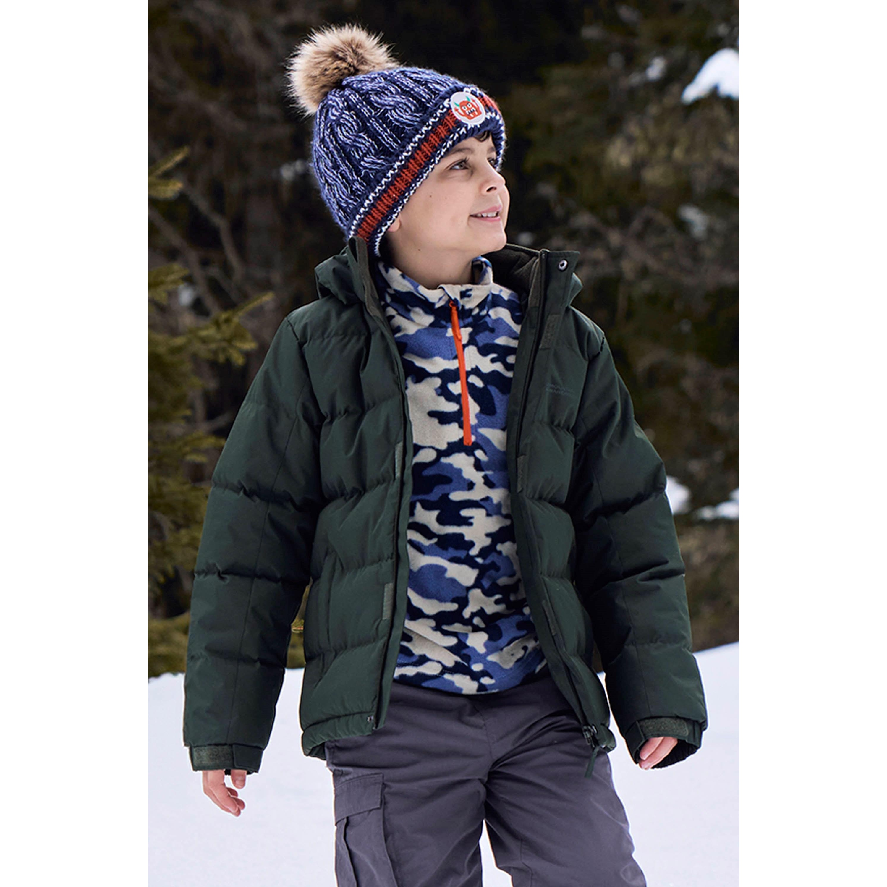 Mountain Warehouse Childrens/Kids Snow II Water Resistant Padded Jacket (MW640) - Picture 10 of 14