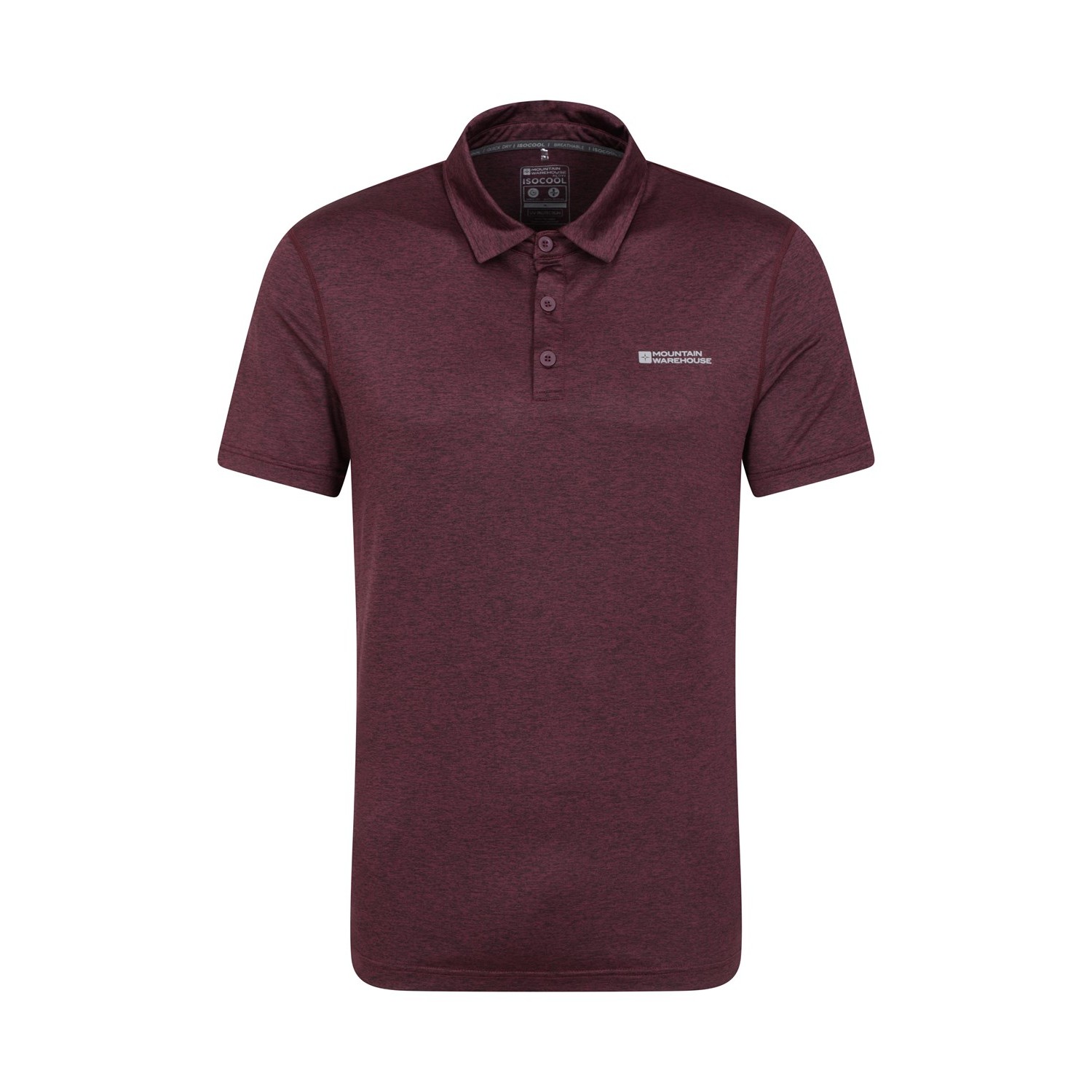 Mountain Warehouse Mens Deuce IsoCool Polo Shirt (MW889) - Picture 19 of 32