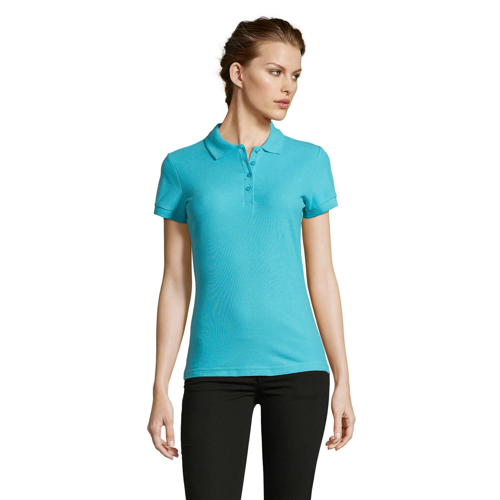 SOLS Damen/Ladies People Piqué Kurzarm Baumwolle Polo/N/A N/A PC319 - Bild 15 von 99