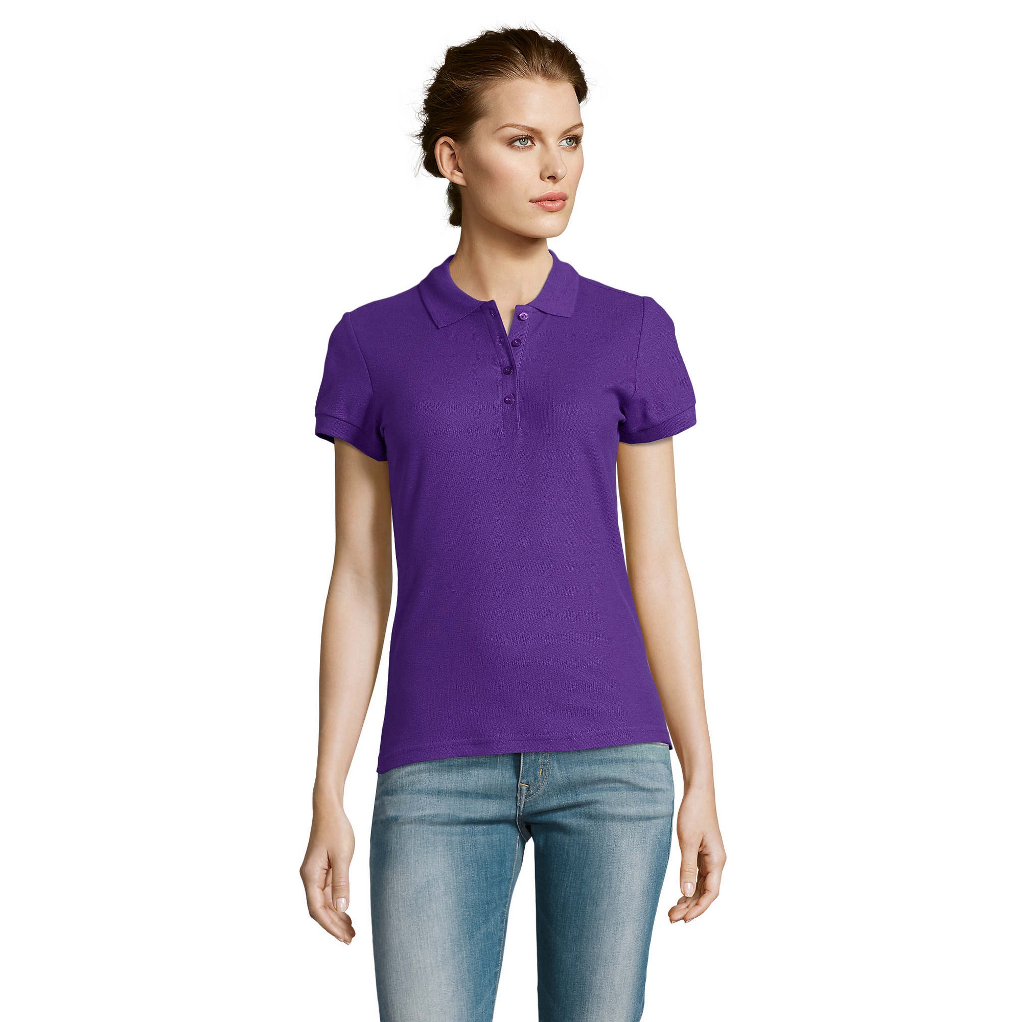 SOLS Damen/Ladies People Piqué Kurzarm Baumwolle Polo/N/A N/A PC319 - Bild 27 von 99