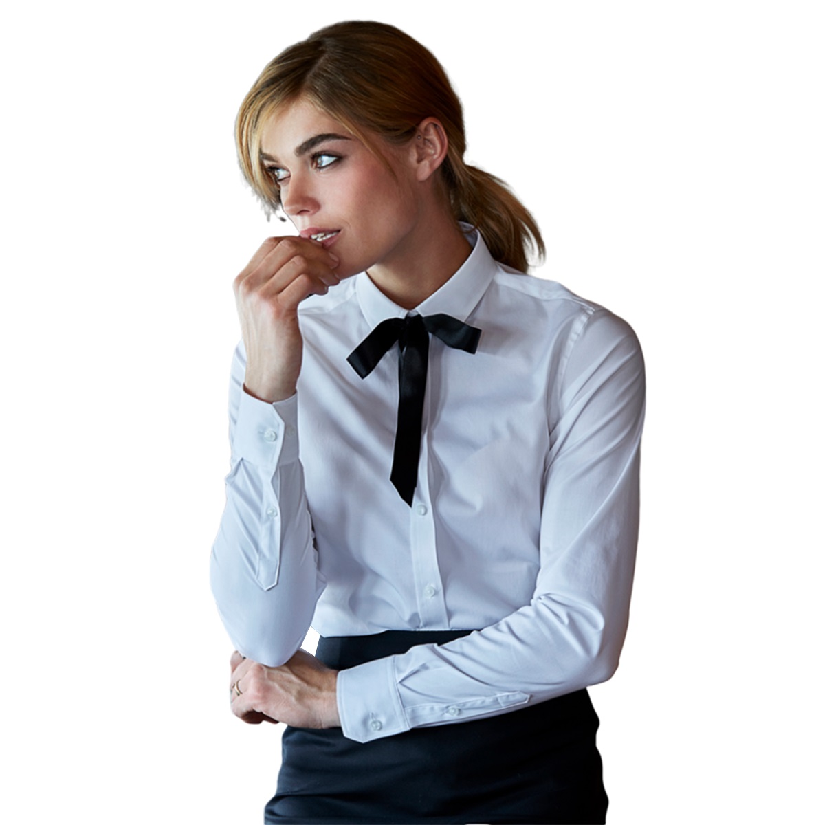 Tee Jays Damen/Ladies Stretch Luxus Langarm Popeline/N/A N/A PC3548 - Bild 7 von 7