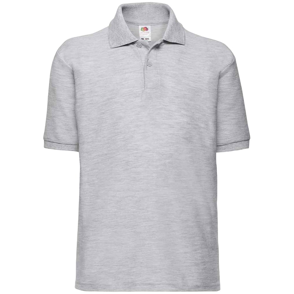 Fruit of the Loom Childrens/Kids Poly/Cotton Pique Polo Shirt (PC3885) - Picture 16 of 39