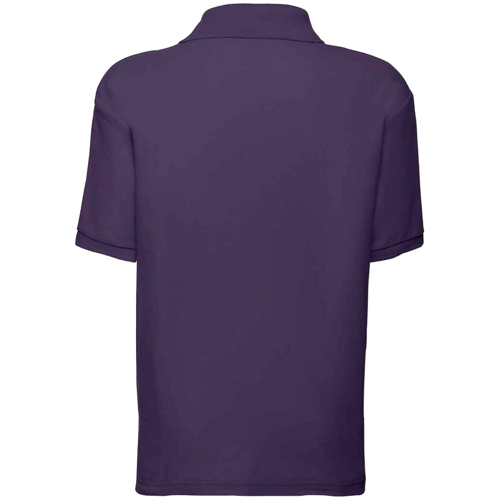 Fruit of the Loom Childrens/Kids Poly/Cotton Pique Polo Shirt (PC3885) - Picture 26 of 39