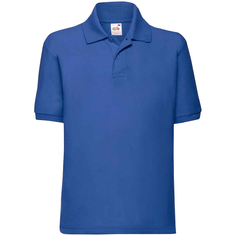 Fruit of the Loom Childrens/Kids Poly/Cotton Pique Polo Shirt (PC3885) - Picture 31 of 39