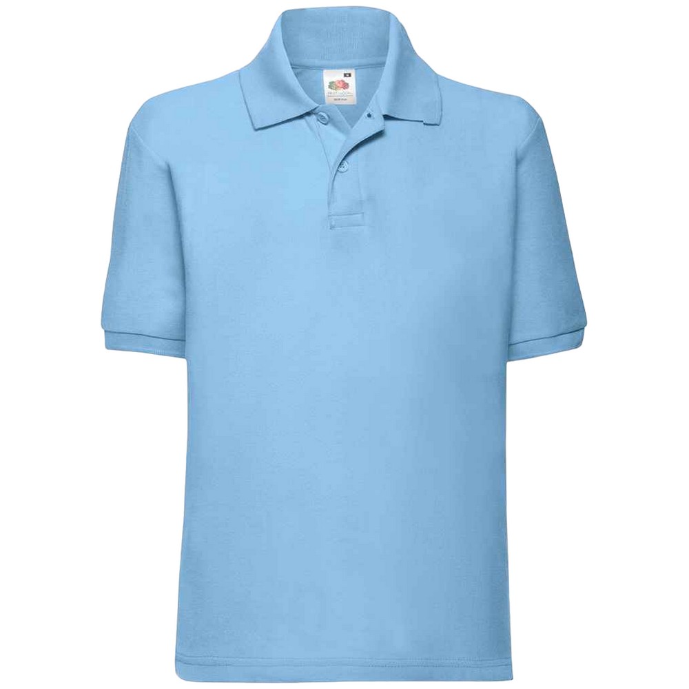 Fruit of the Loom Childrens/Kids Poly/Cotton Pique Polo Shirt (PC3885) - Picture 34 of 39