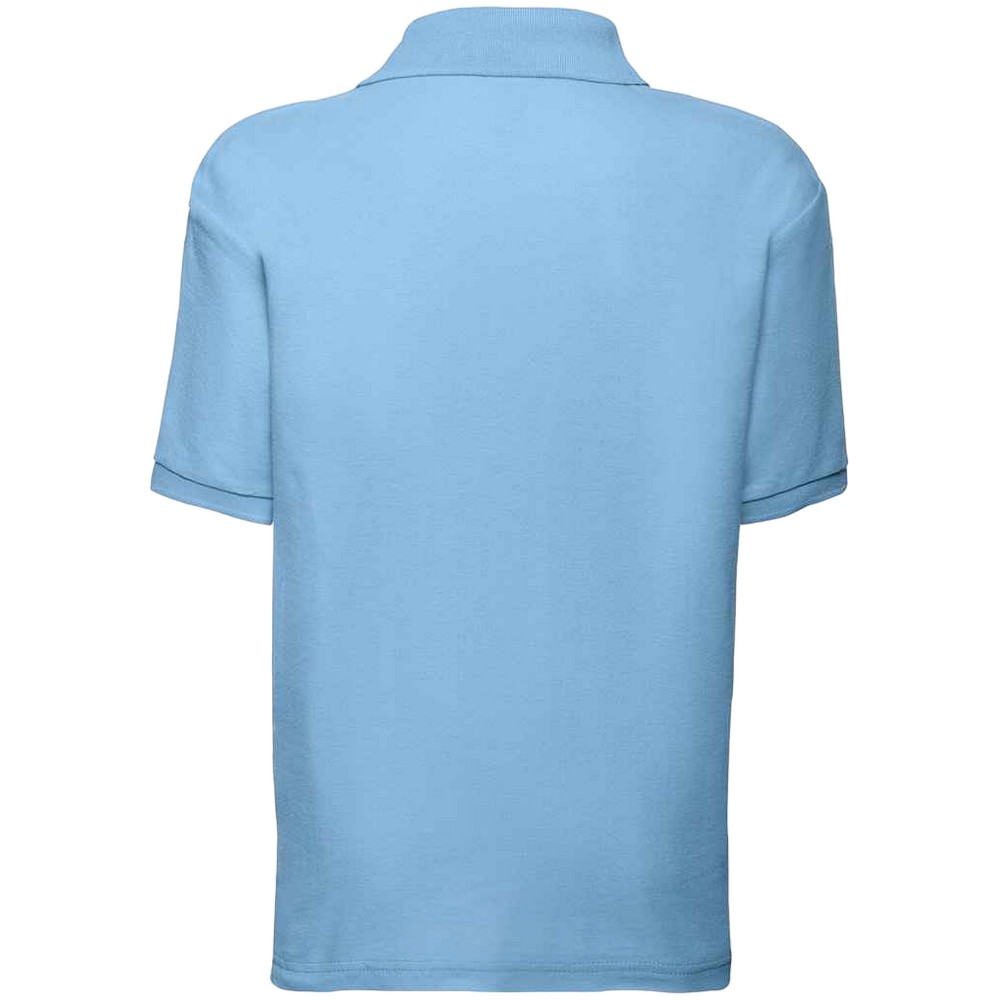 Fruit of the Loom Childrens/Kids Poly/Cotton Pique Polo Shirt (PC3885) - Picture 35 of 39