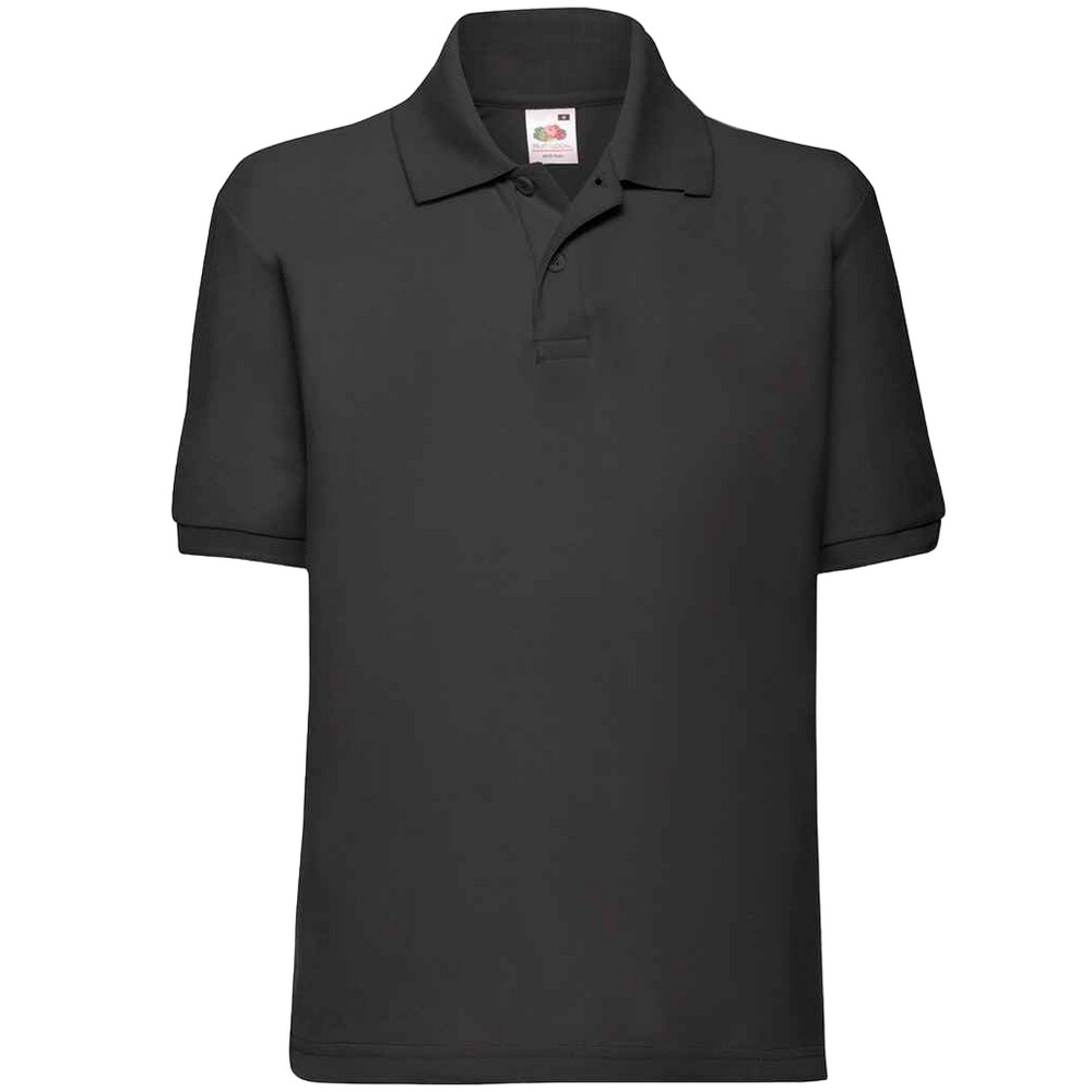Fruit of the Loom Childrens/Kids Poly/Cotton Pique Polo Shirt (PC3885) - Picture 4 of 39