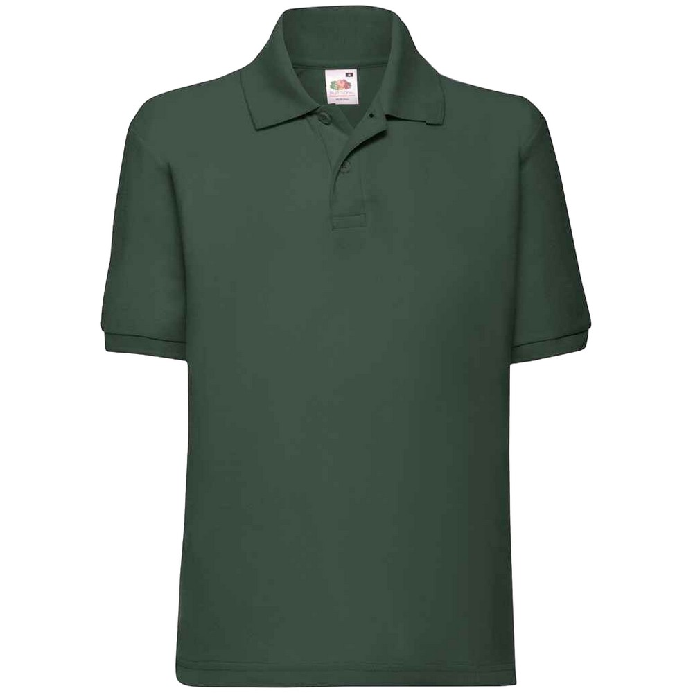 Fruit of the Loom Childrens/Kids Poly/Cotton Pique Polo Shirt (PC3885) - Picture 7 of 39