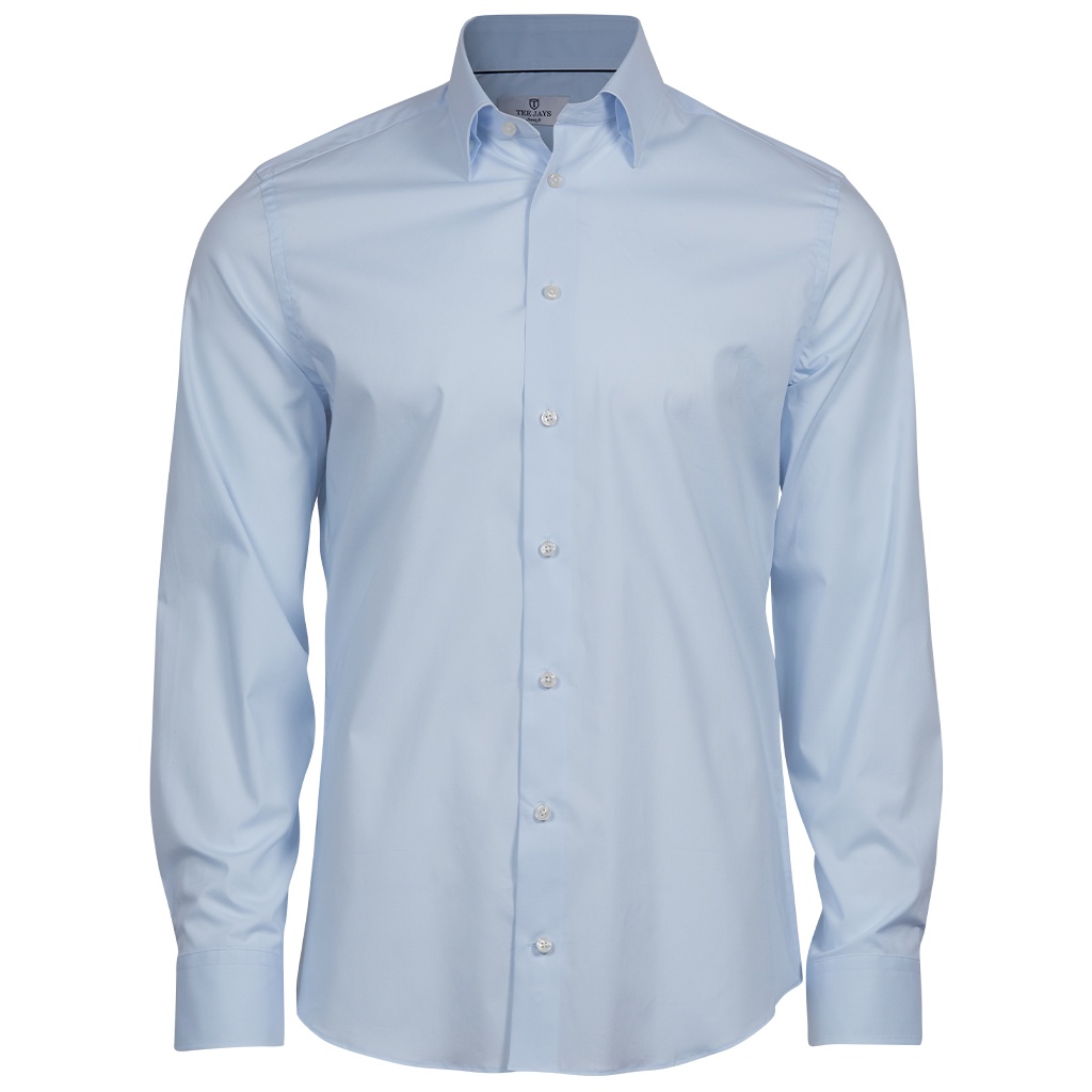 Tee Jays Mens Luxury Stretch Long-Sleeved Shirt  PC4792